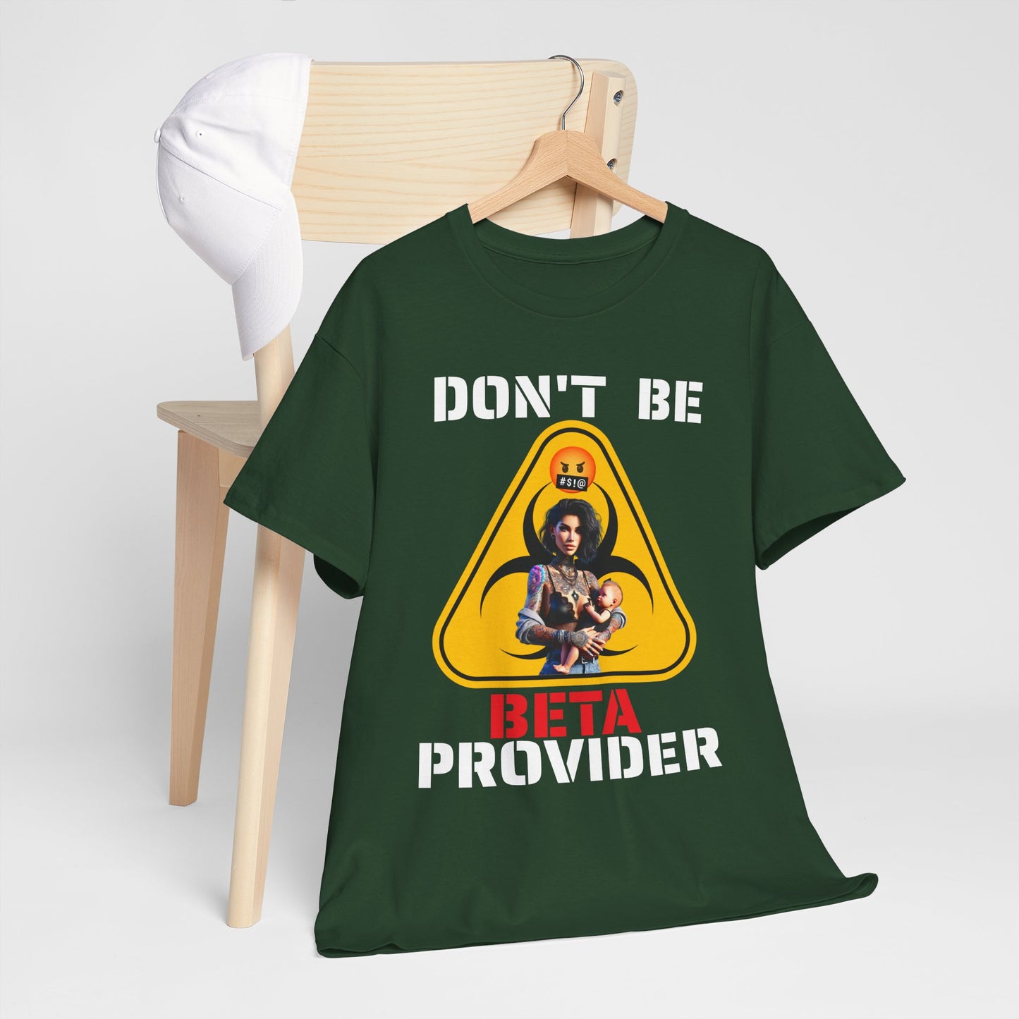 CAMISETA HOMBRE ALFA "DON'T BE BETA PROVIDER"(USA).