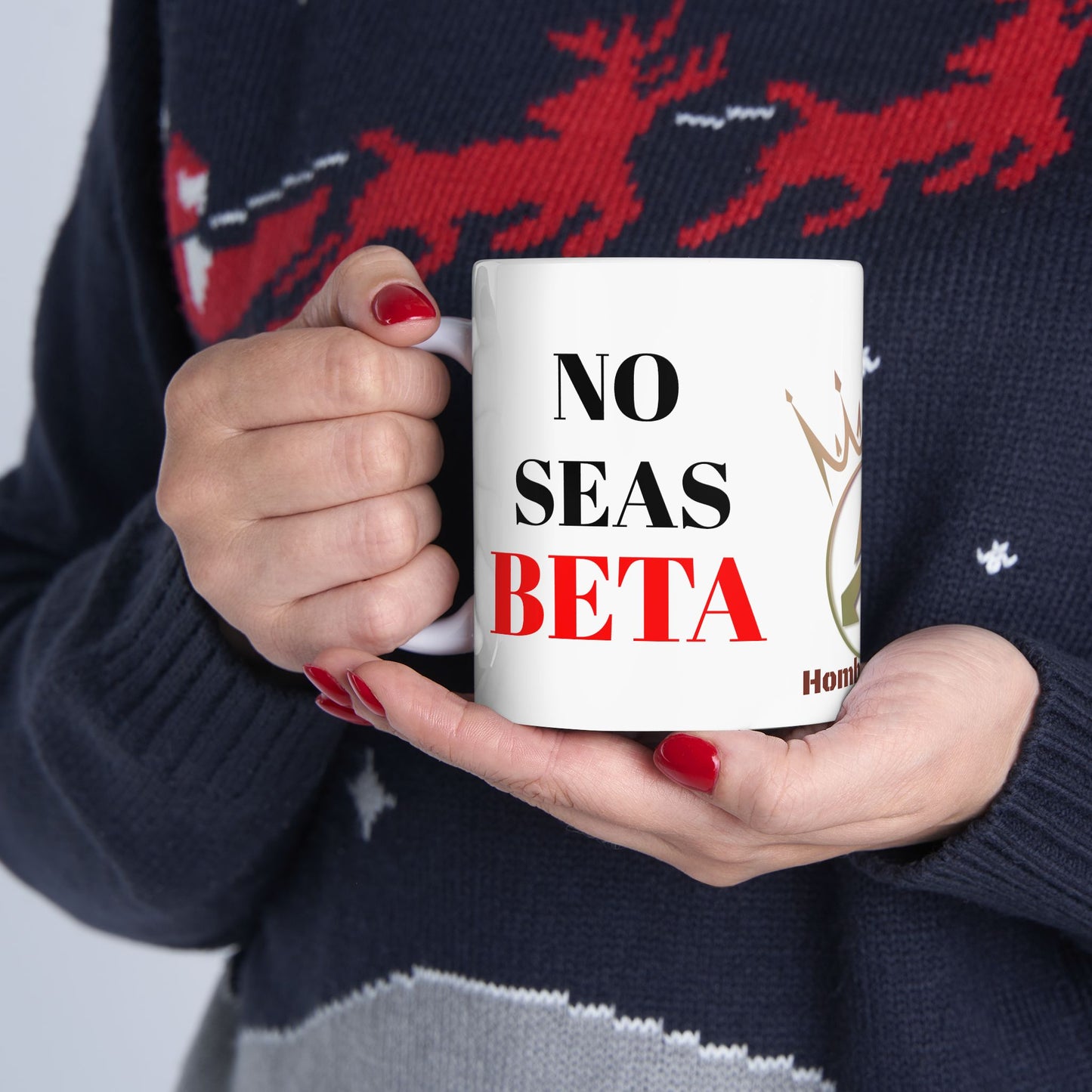 TAZA HOMBRE ALFA, "EL MATRIMONIO ES EL ATAÚD Y LOS HIJOS SON LOS CLAVOS". (USA).