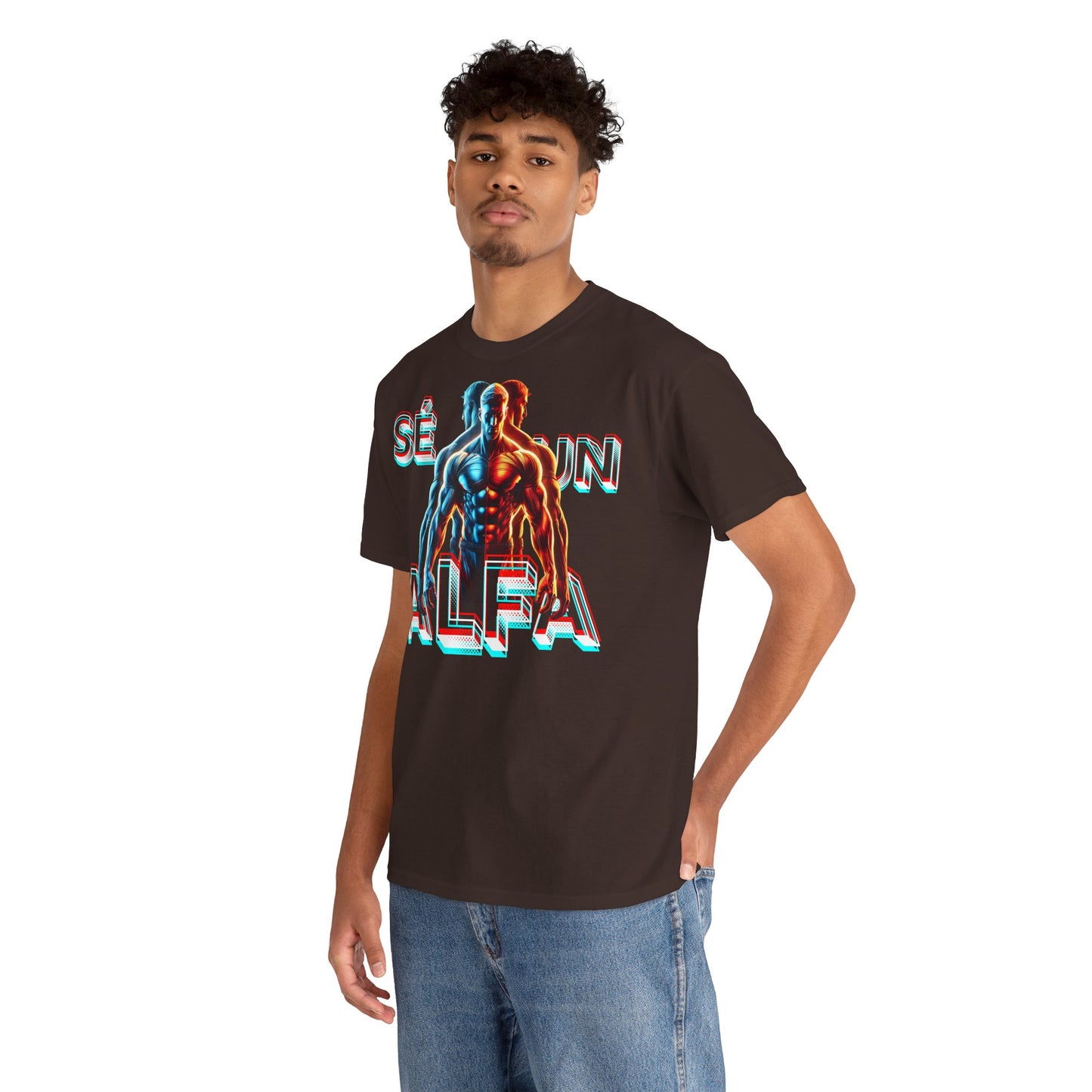 CAMISETA HOMBRE ALFA "SÉ UN ALFA".(EUROPA).