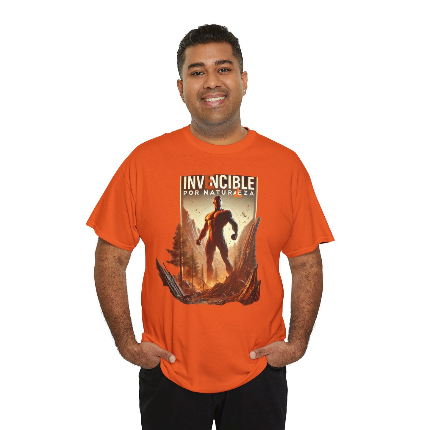 CAMISETA HOMBRE ALFA "INVENCIBLE POR NATURALEZA".(EUROPA).