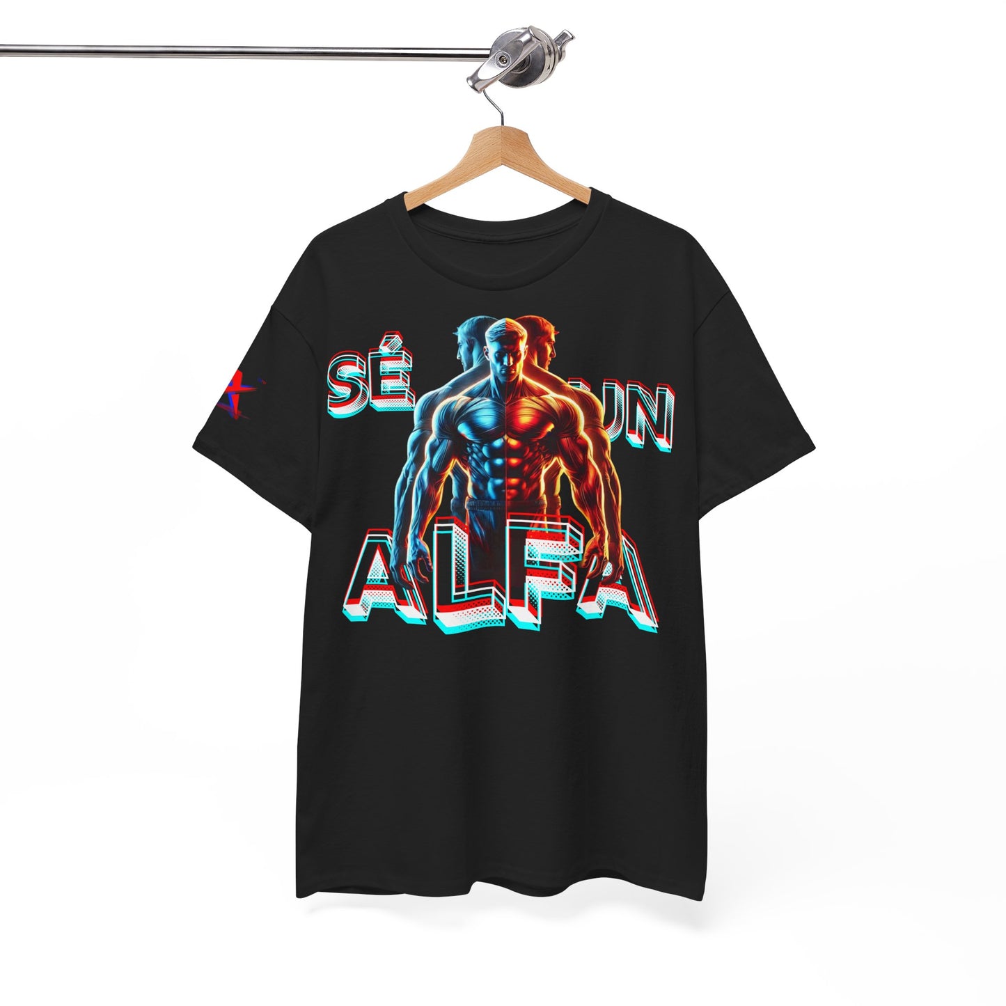 CAMISETA HOMBRE ALFA "SÉ UN ALFA".(EUROPA).