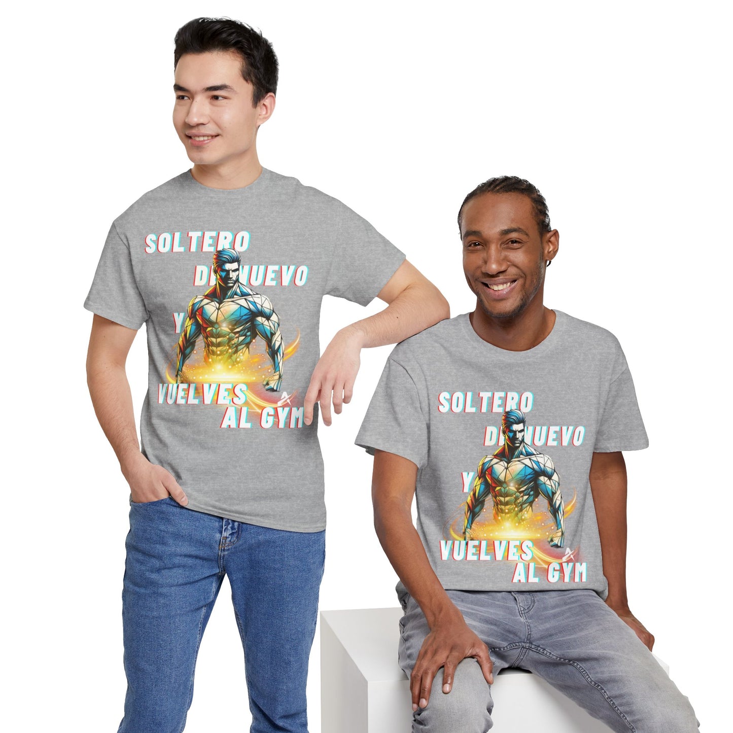 CAMISETA HOMBRE ALFA "SOLTERO DE NUEVO.."(EUROPA)