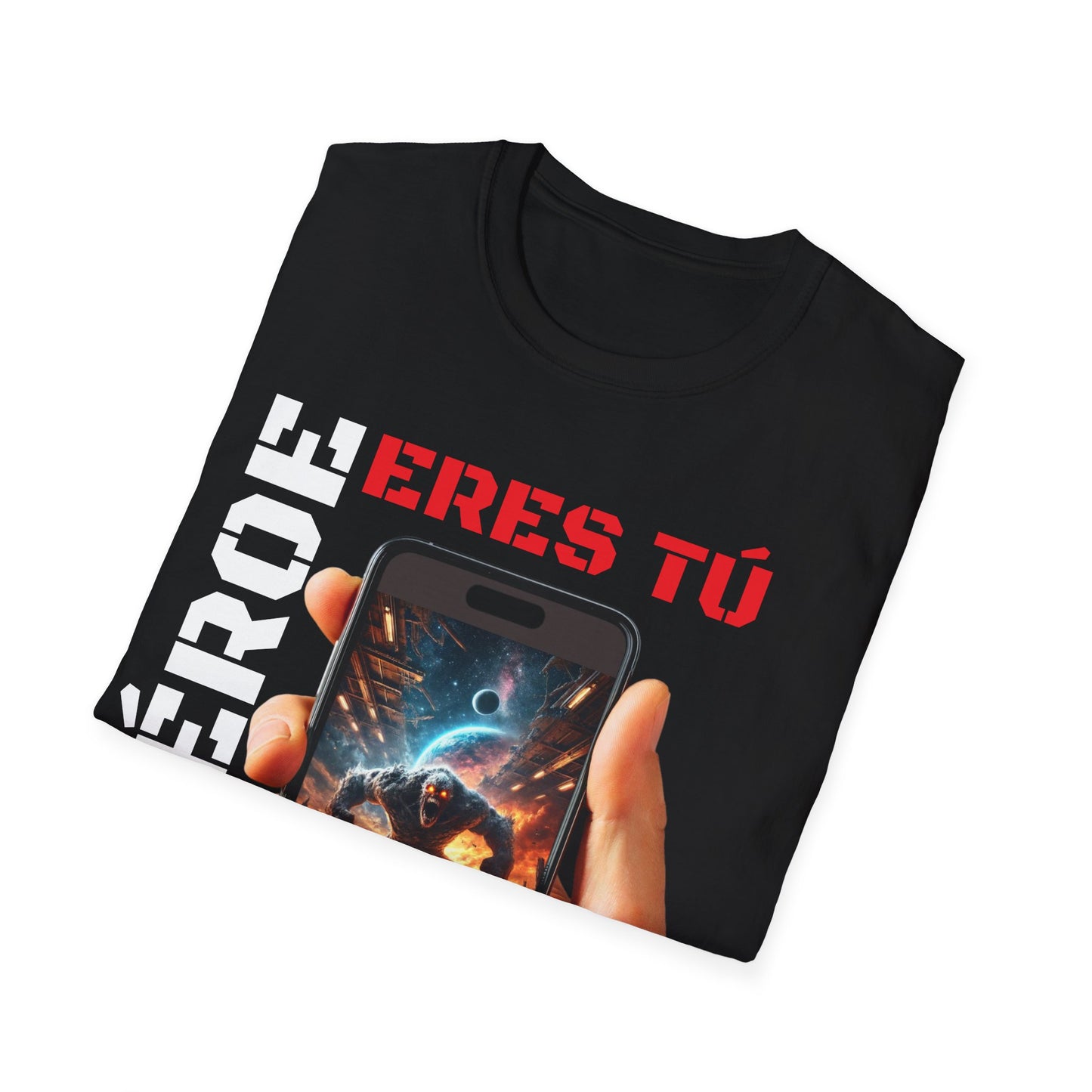 CAMISETA HOMBRE ALFA "EL HÉROE ERES TÚ".(EUROPA).