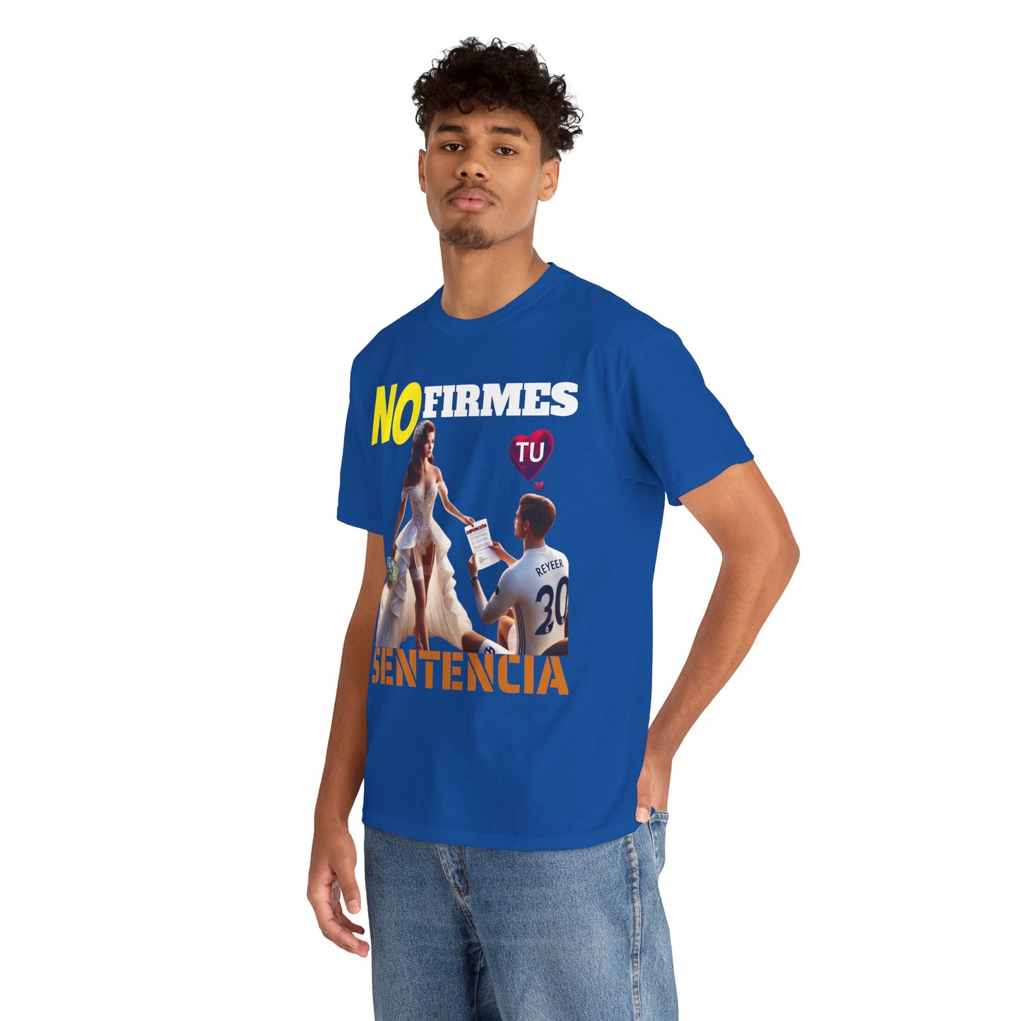CAMISETA HOMBRE ALFA "NO FIRMES TU SENTENCIA".(EUROPA)