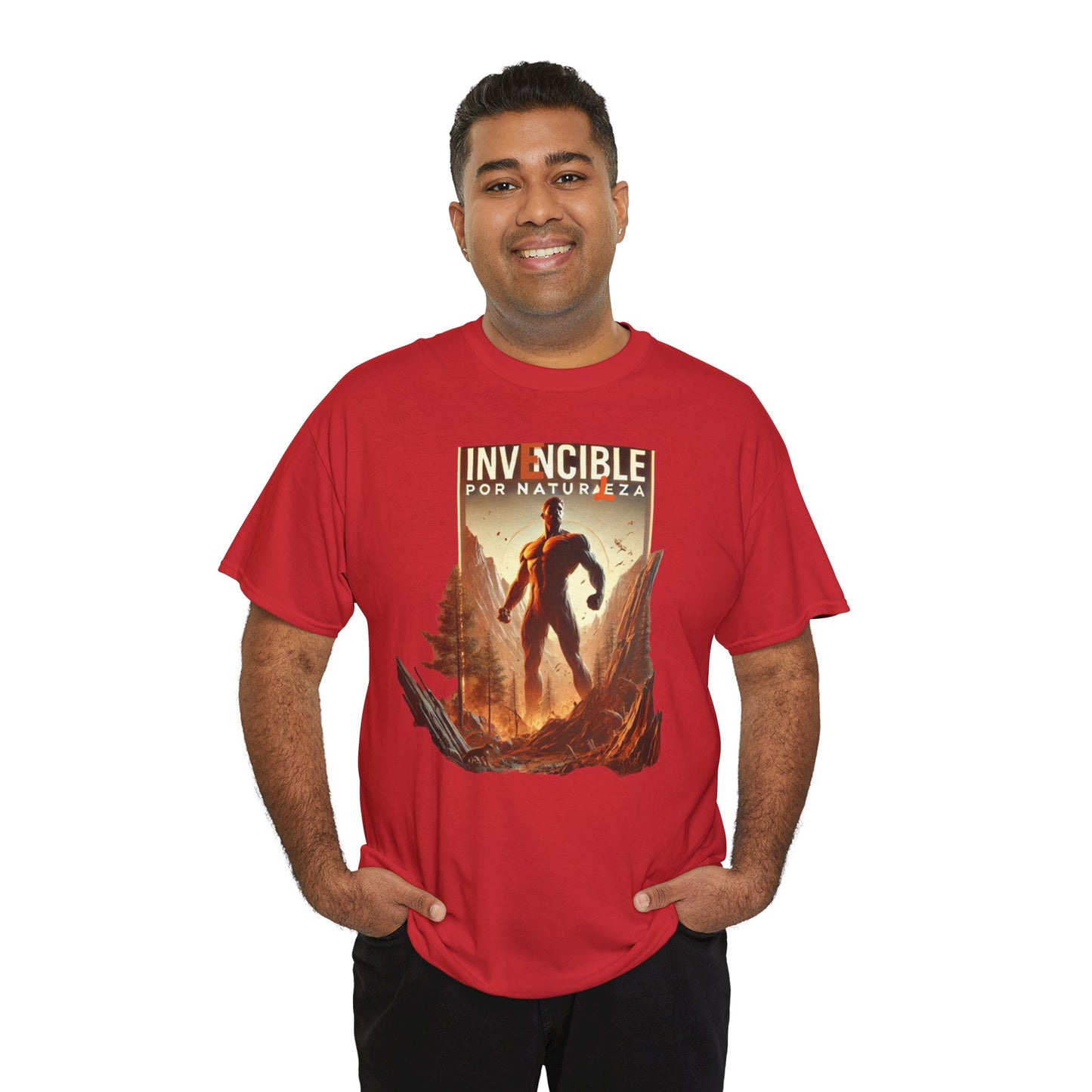 CAMISETA HOMBRE ALFA "INVENCIBLE POR NATURALEZA".(EUROPA).