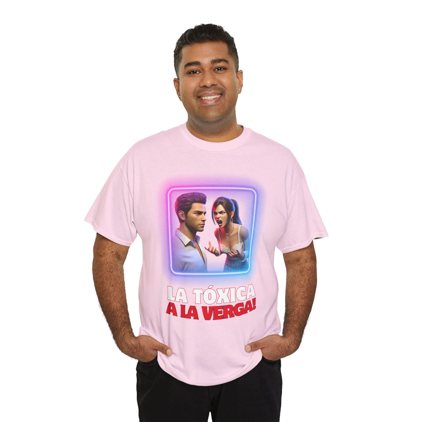 CAMISETA HOMBRE ALFA "LA TÓXICA A LA VERGA".(EUROPA).