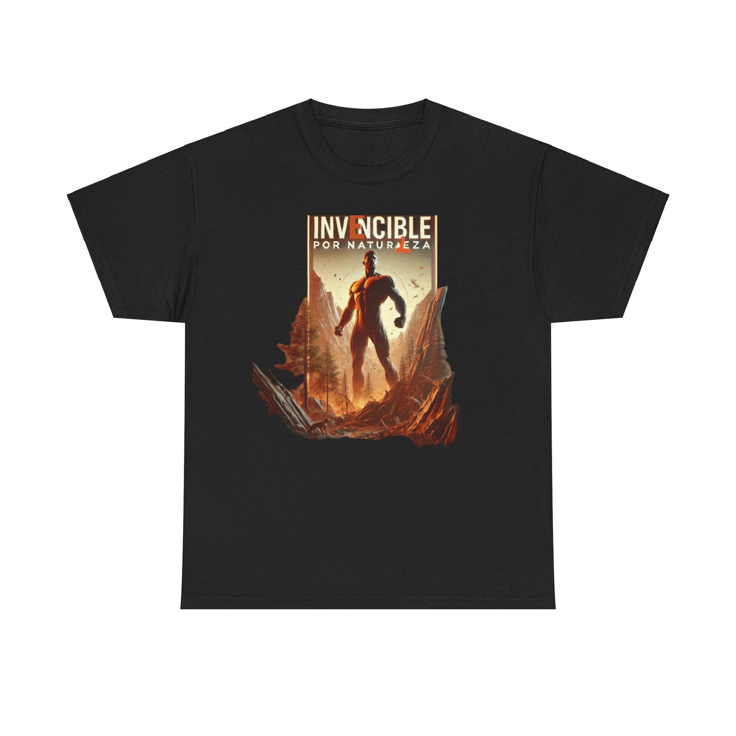 CAMISETA HOMBRE ALFA "INVENCIBLE POR NATURALEZA".(EUROPA).