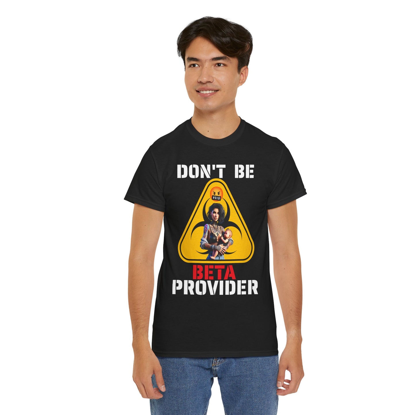 CAMISETA HOMBRE ALFA "DON'T BE BETA PROVIDER"(USA).