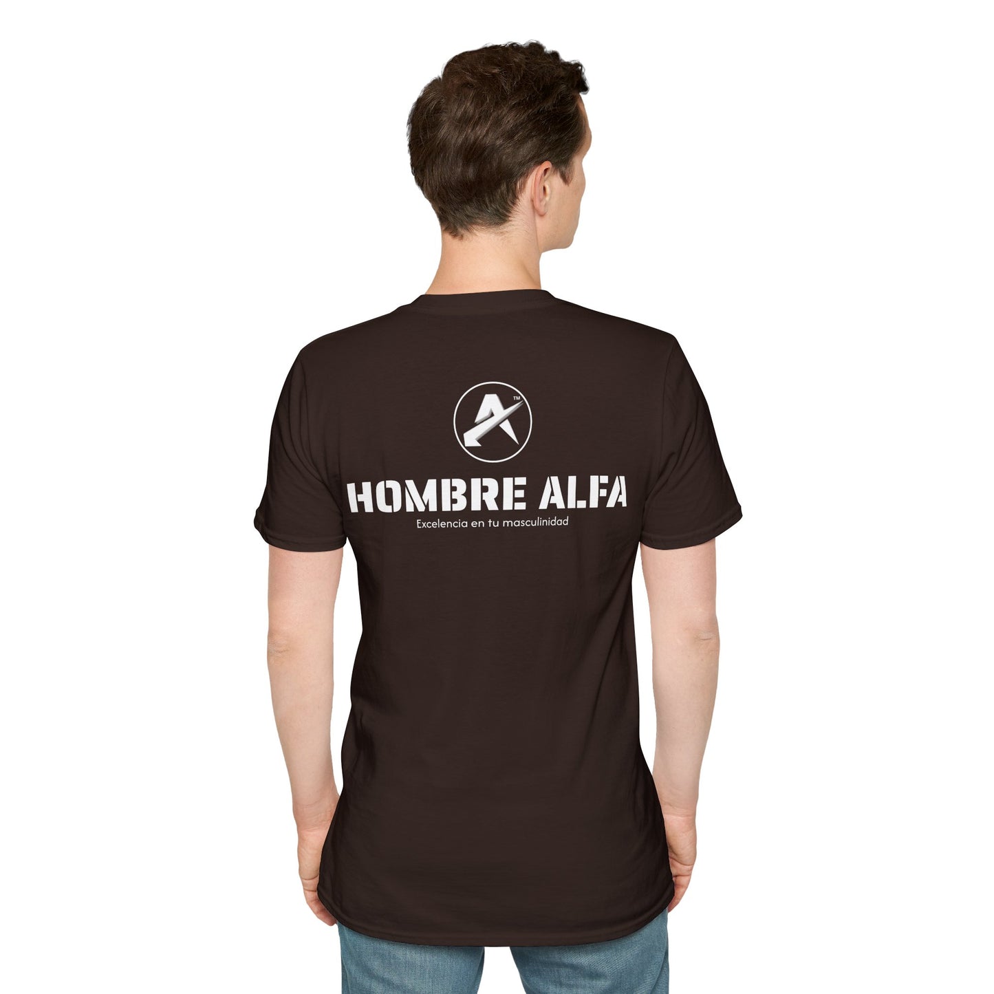 CAMISETA HOMBRE ALFA "ENFRENTA TUS MIEDOS".(EUROPA).