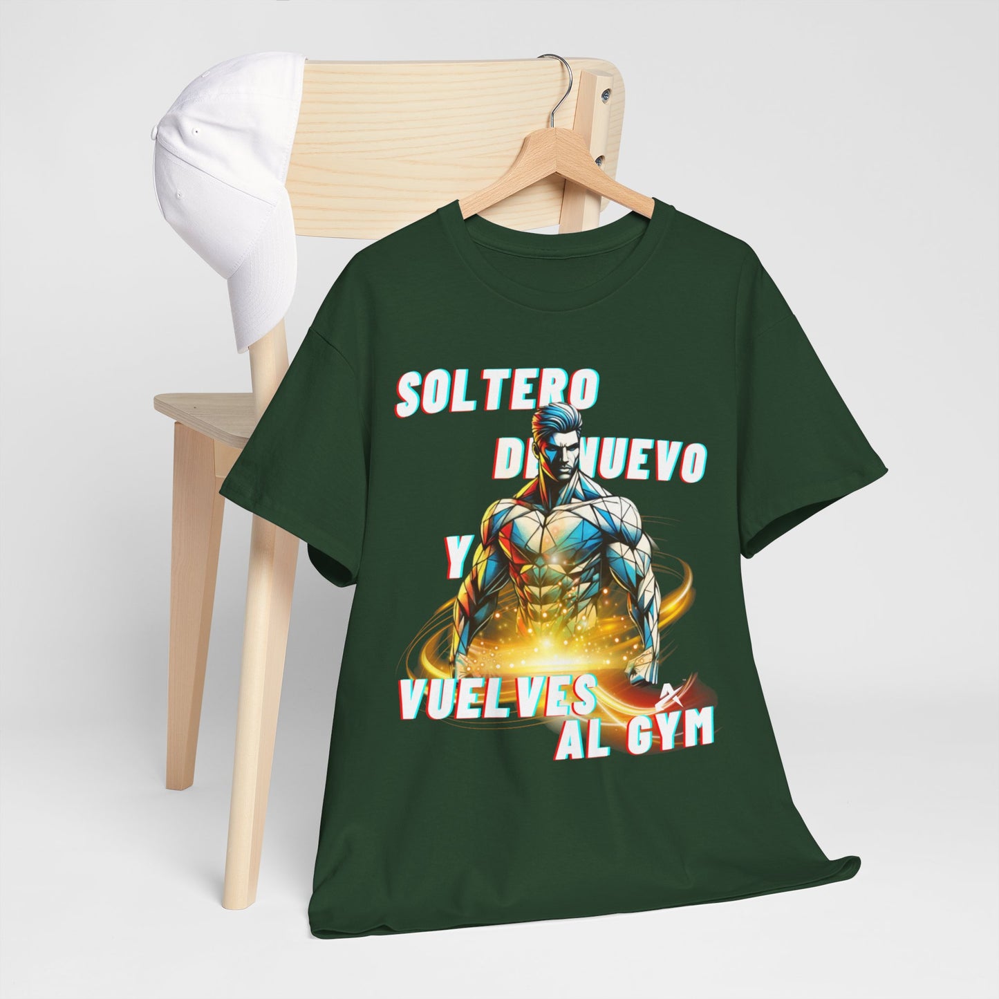 CAMISETA HOMBRE ALFA "SOLTERO DE NUEVO.."(EUROPA)