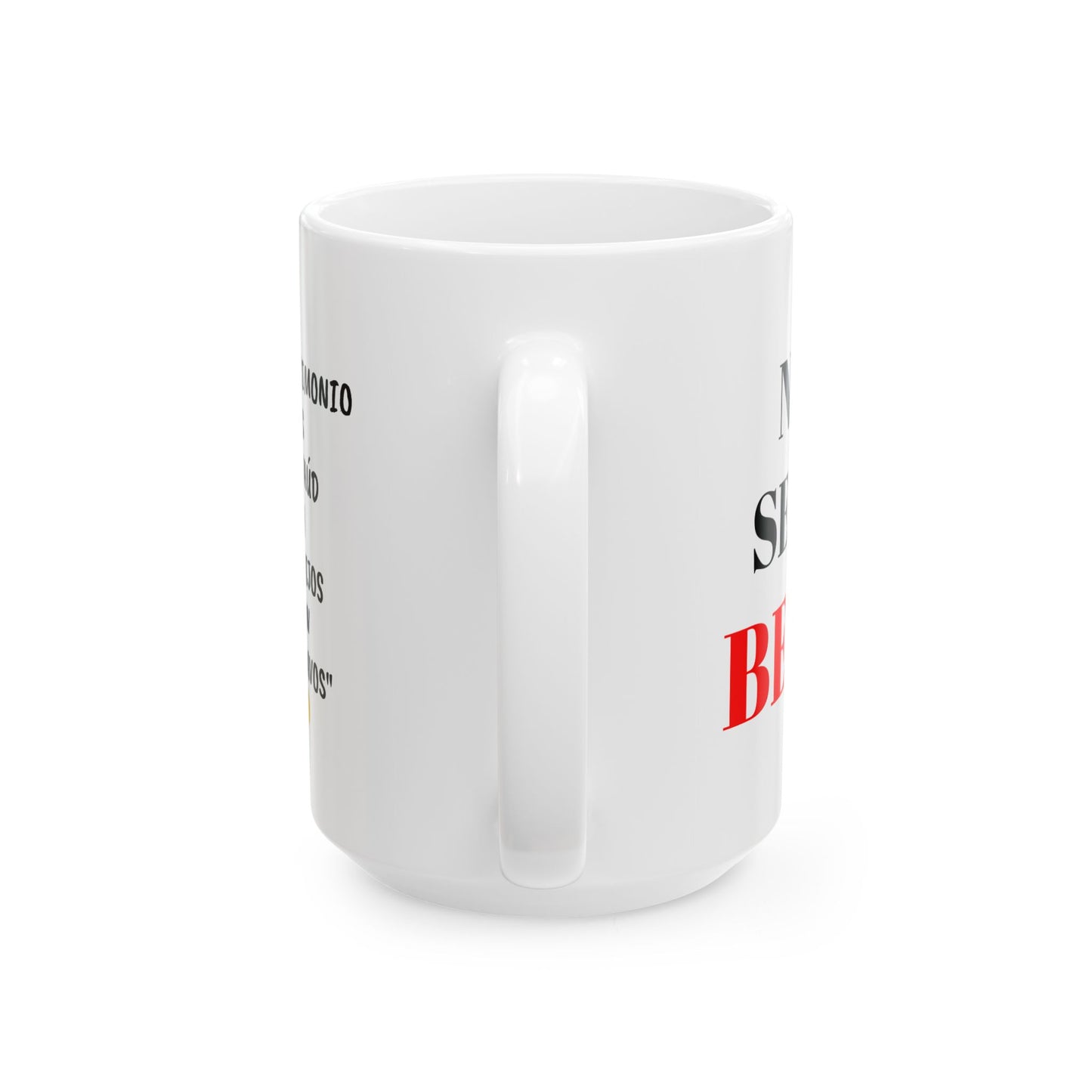 TAZA HOMBRE ALFA, "EL MATRIMONIO ES EL ATAÚD Y LOS HIJOS SON LOS CLAVOS". (USA).