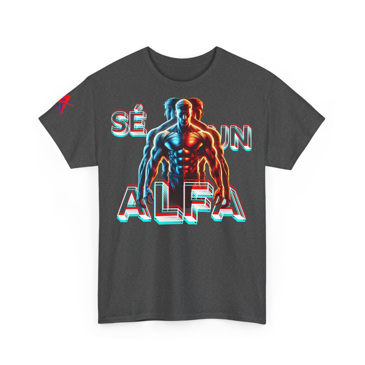 CAMISETA HOMBRE ALFA "SÉ UN ALFA".(EUROPA).