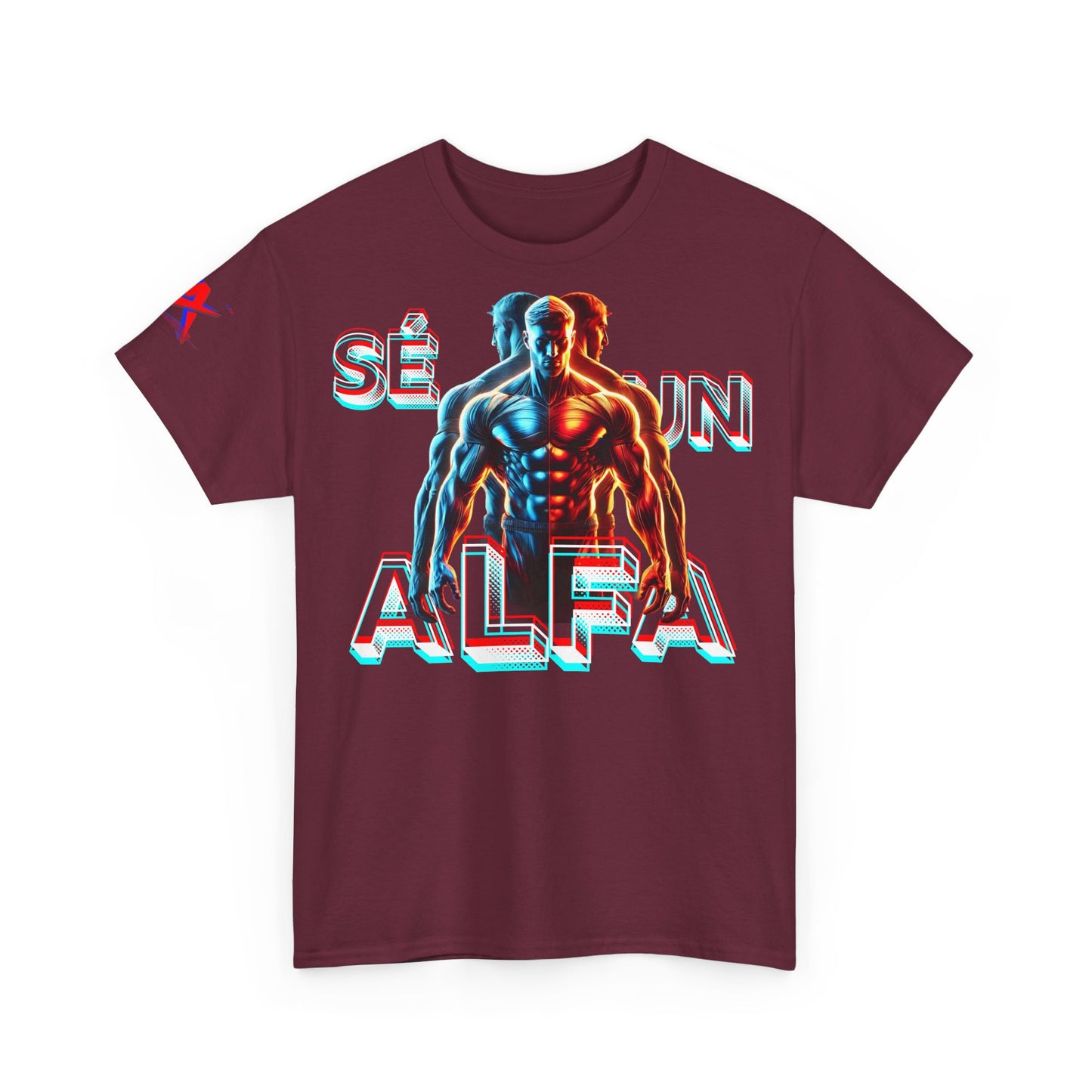 CAMISETA HOMBRE ALFA "SÉ UN ALFA".(EUROPA).