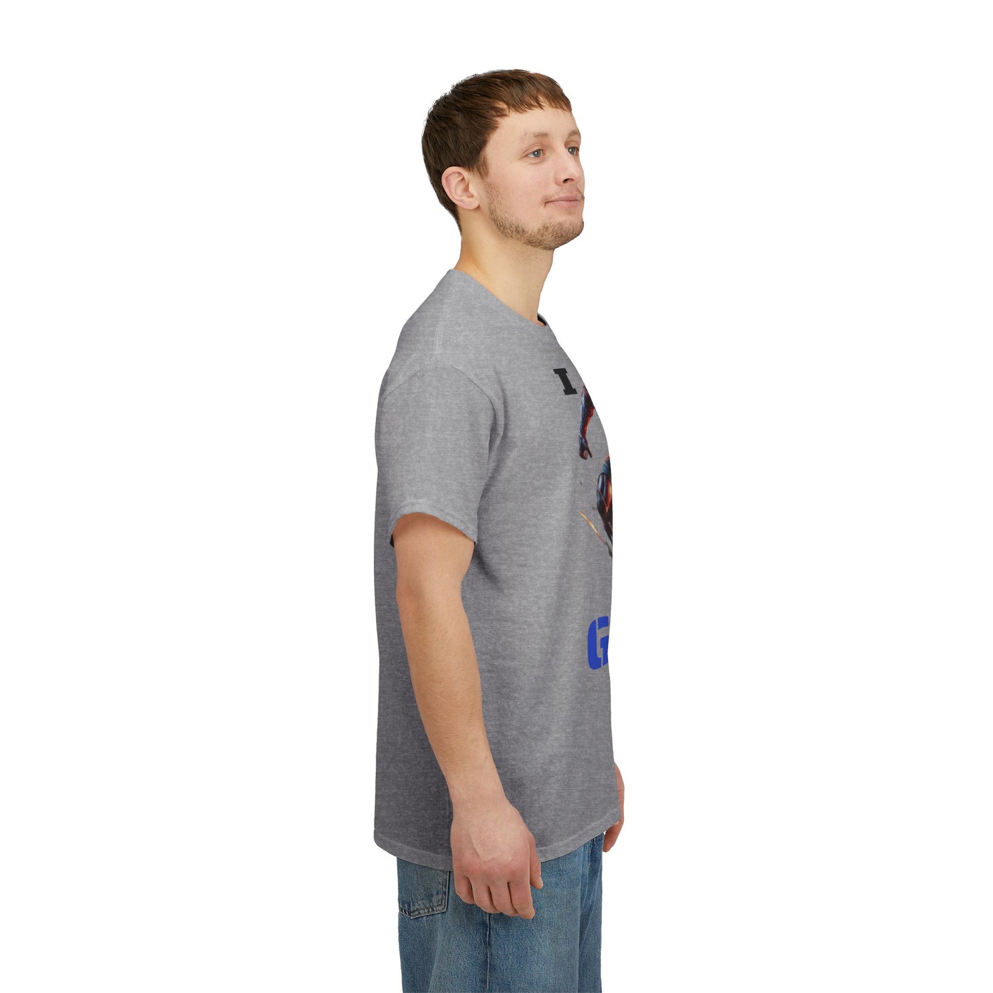 CAMISETA HOMBRE ALFA "I NEVER GIVE UP".(USA).