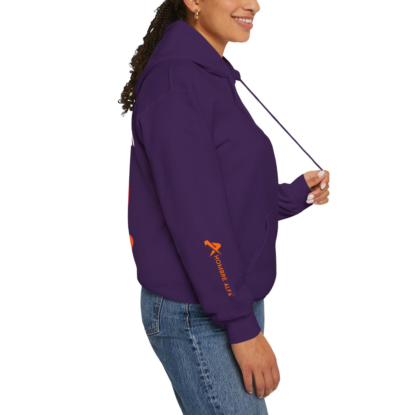 SUDADERA CON GORRO HOMBRE ALFA, "ELLAS DESPRECIAN AL SIMP".(USA).