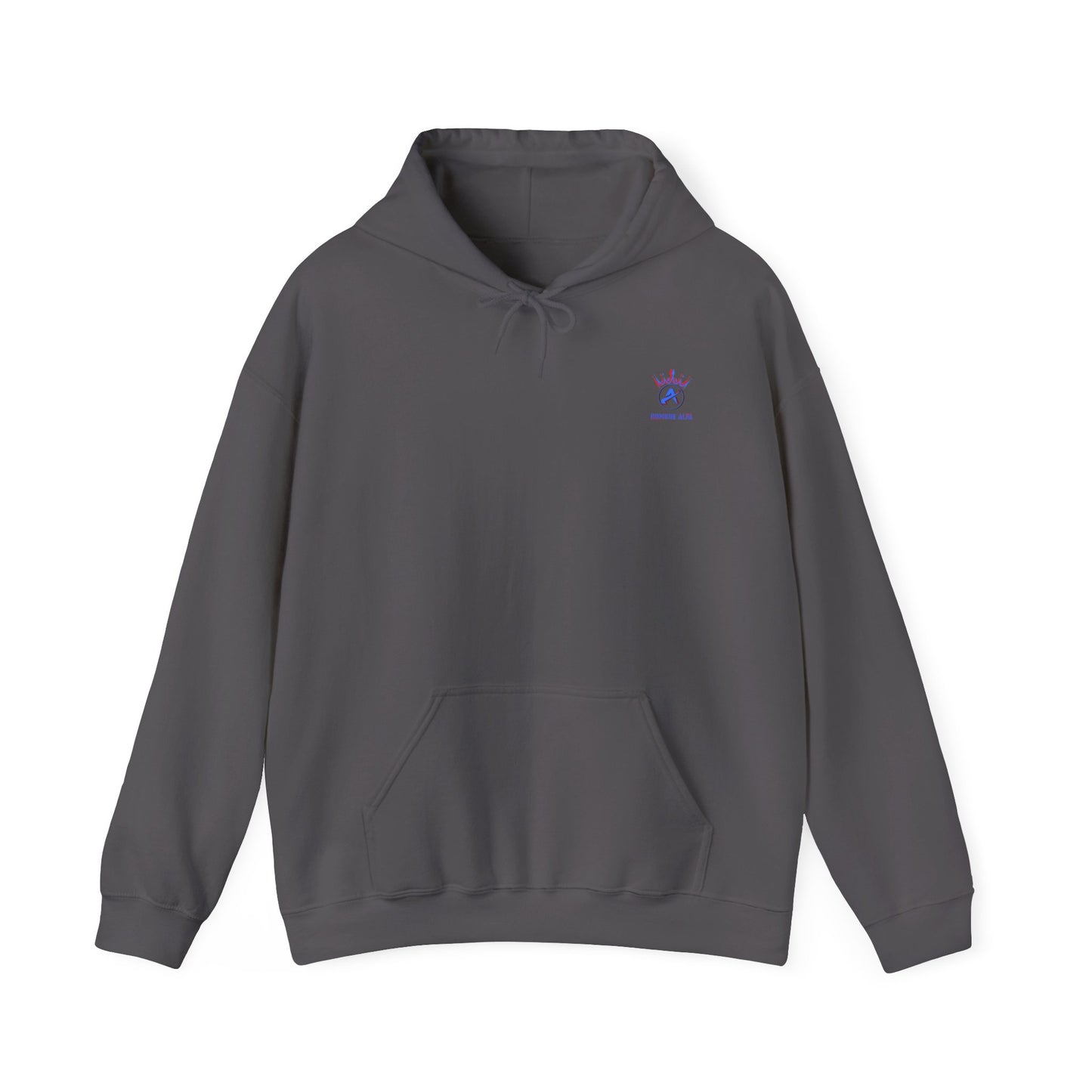 SUDADERA CON GORRO "SÉ UN HOMBRE ALFA". (EUROPA).