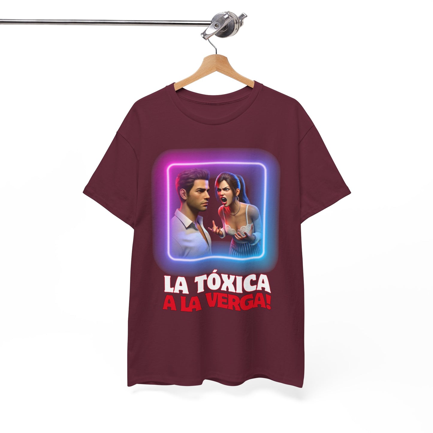 CAMISETA HOMBRE ALFA "LA TÓXICA A LA VERGA".(EUROPA).