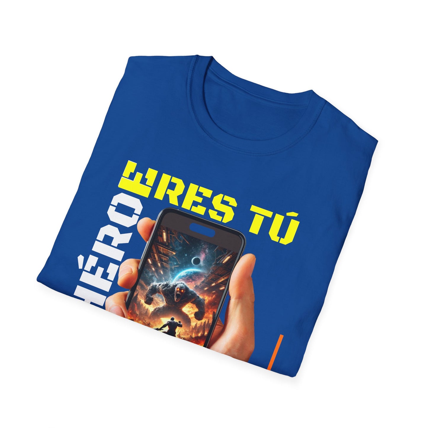 CAMISETA HOMBRE ALFA "EL HÉROE ERES TÚ".(USA).