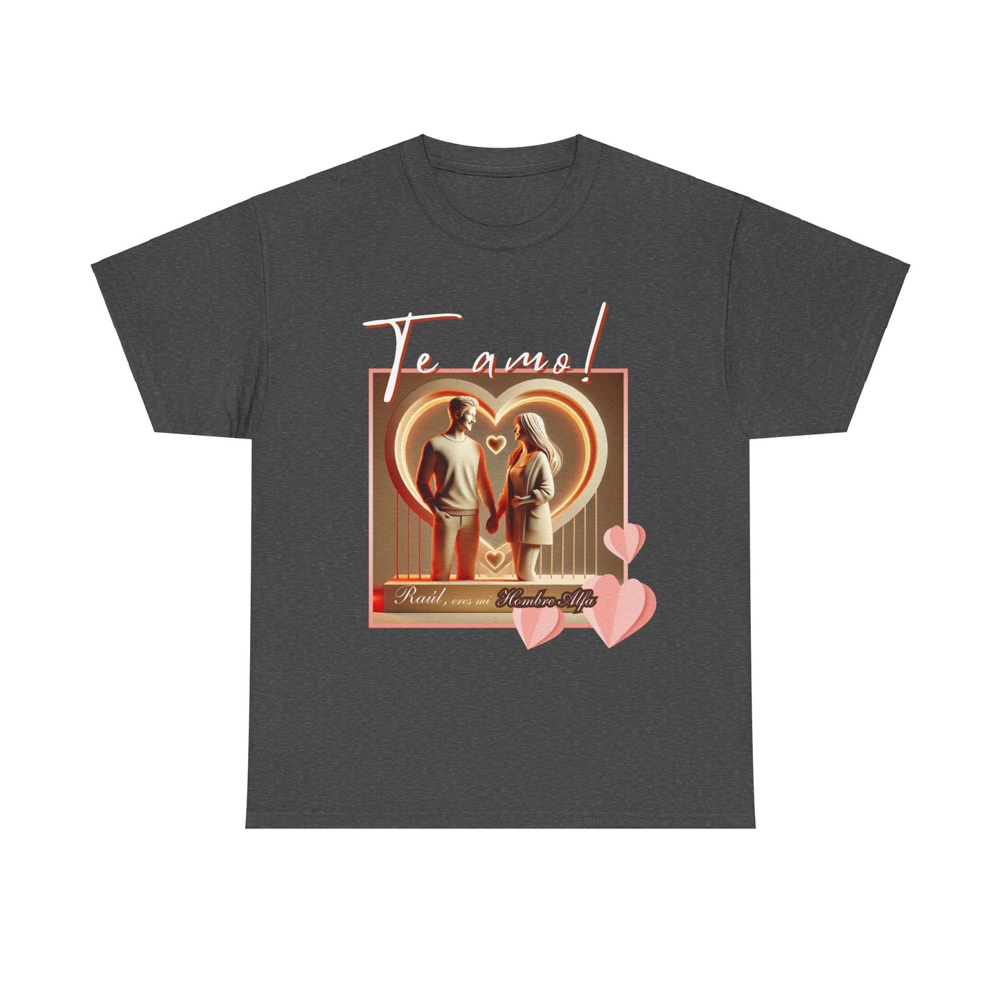CAMISETA HOMBRE ALFA PERSONALIZABLE "(NOMBRE) ERES MI HOMBRE ALFA".(EUROPA).