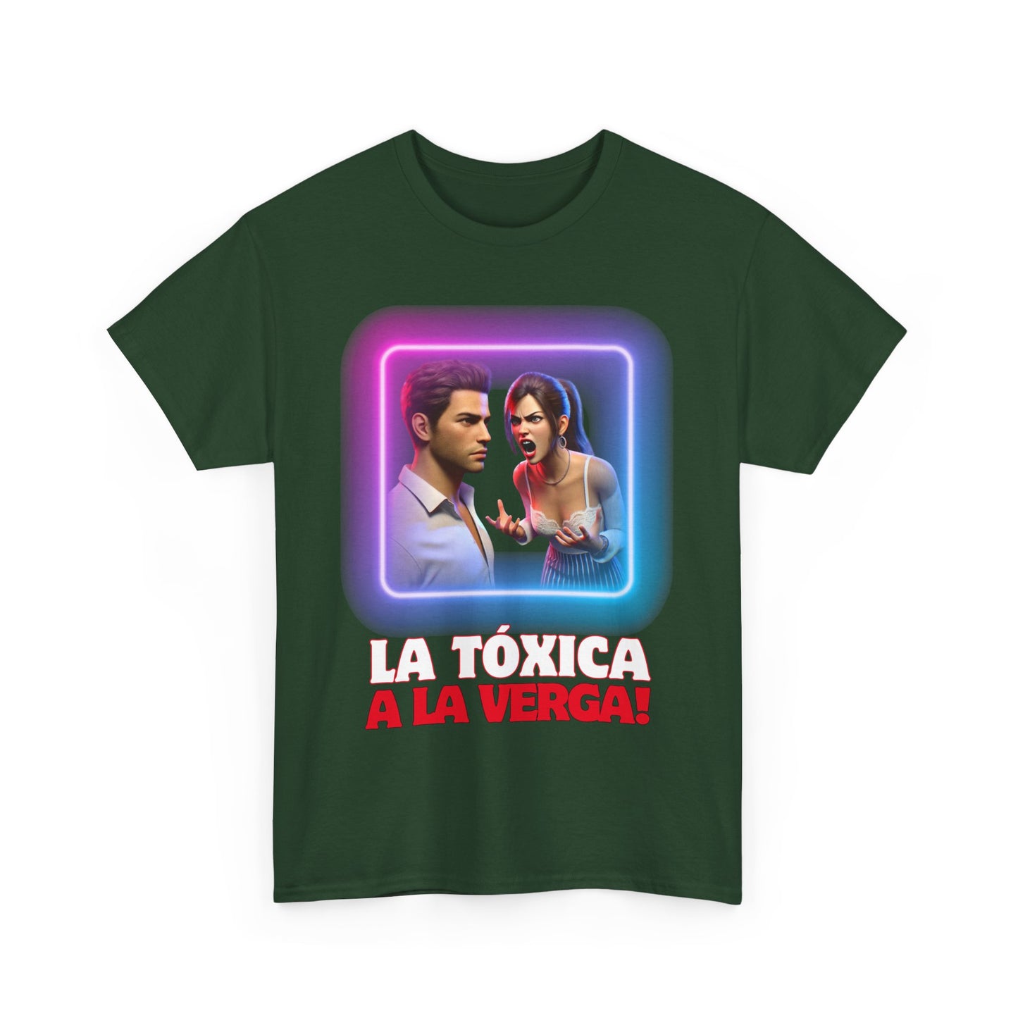 CAMISETA HOMBRE ALFA "LA TÓXICA A LA VERGA".(EUROPA).