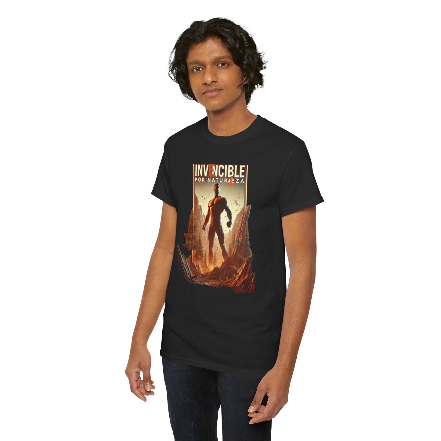 CAMISETA HOMBRE ALFA "INVENCIBLE POR NATURALEZA".(EUROPA).