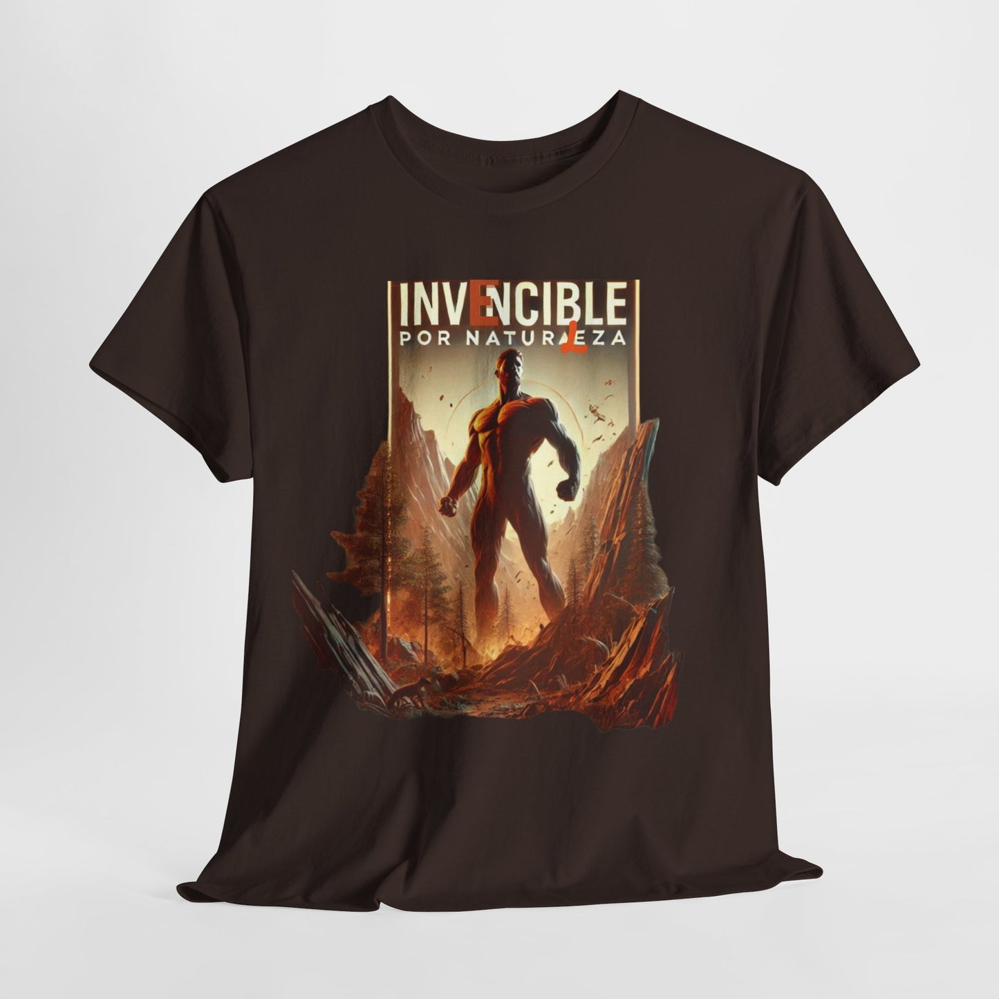 CAMISETA HOMBRE ALFA "INVENCIBLE POR NATURALEZA".(EUROPA).