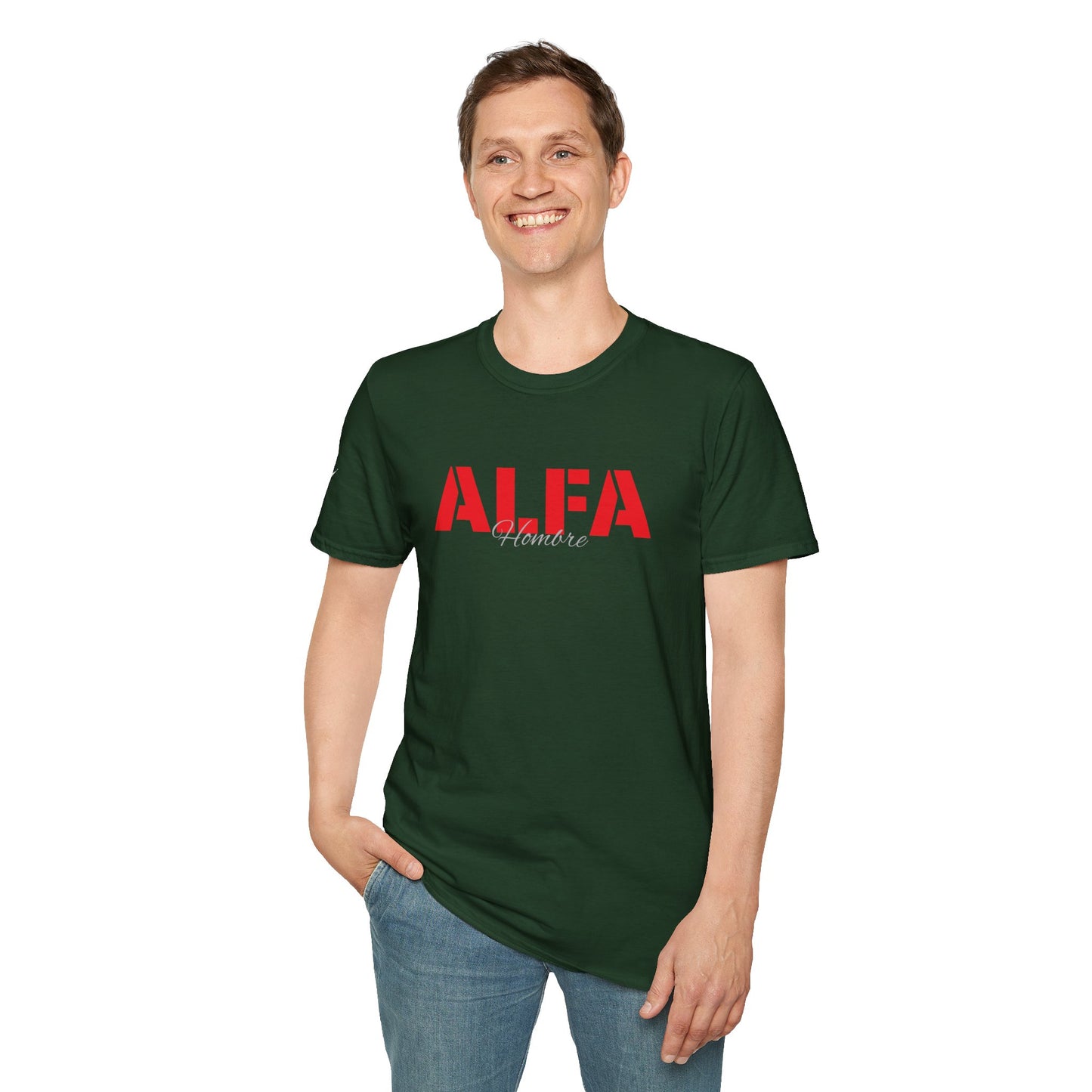 CAMISETA HOMBRE ALFA "TEXTSARAI FRONT" (EUROPA).