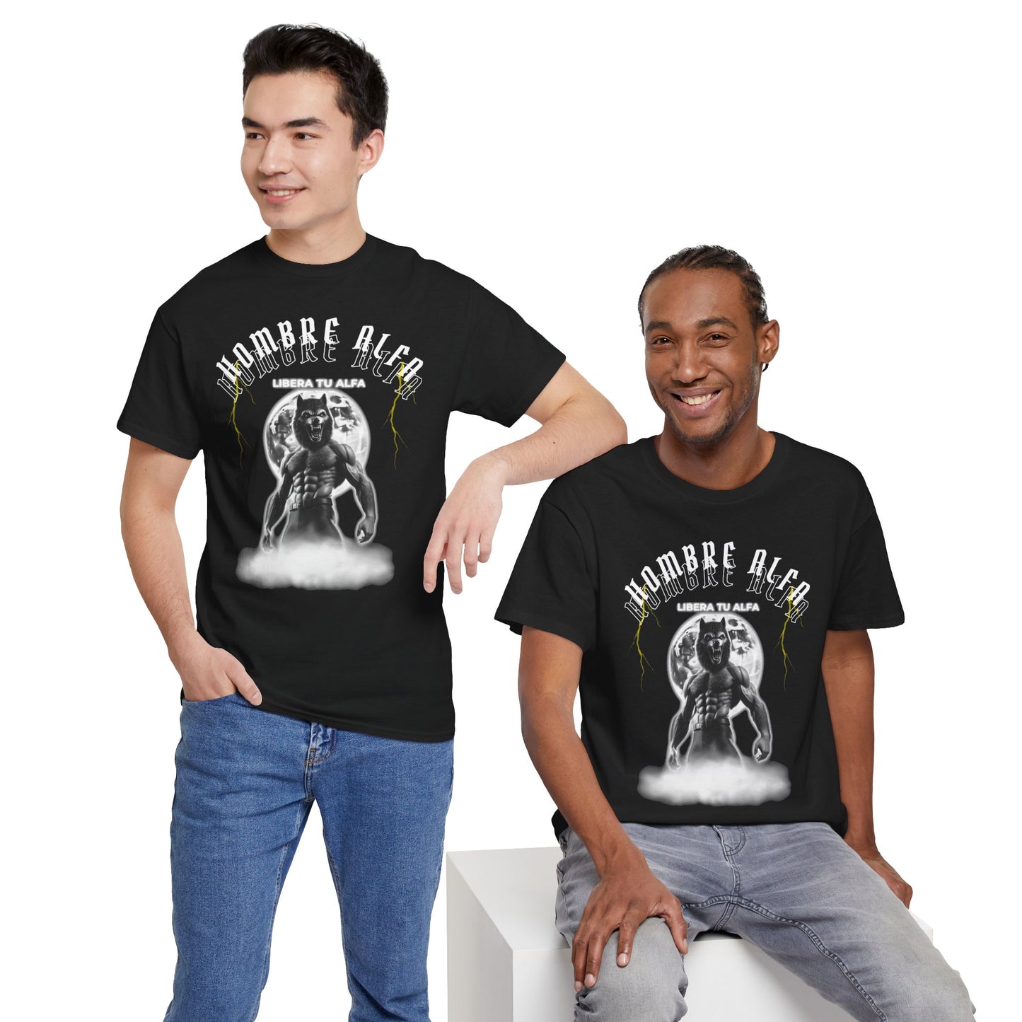 CAMISETA HOMBRE ALFA "LIBERA TU ALFA" (USA)