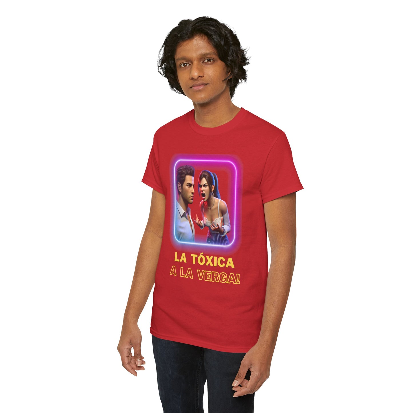 CAMISETA HOMBRE ALFA "LA TÓXICA A LA VERGA".(EUROPA).