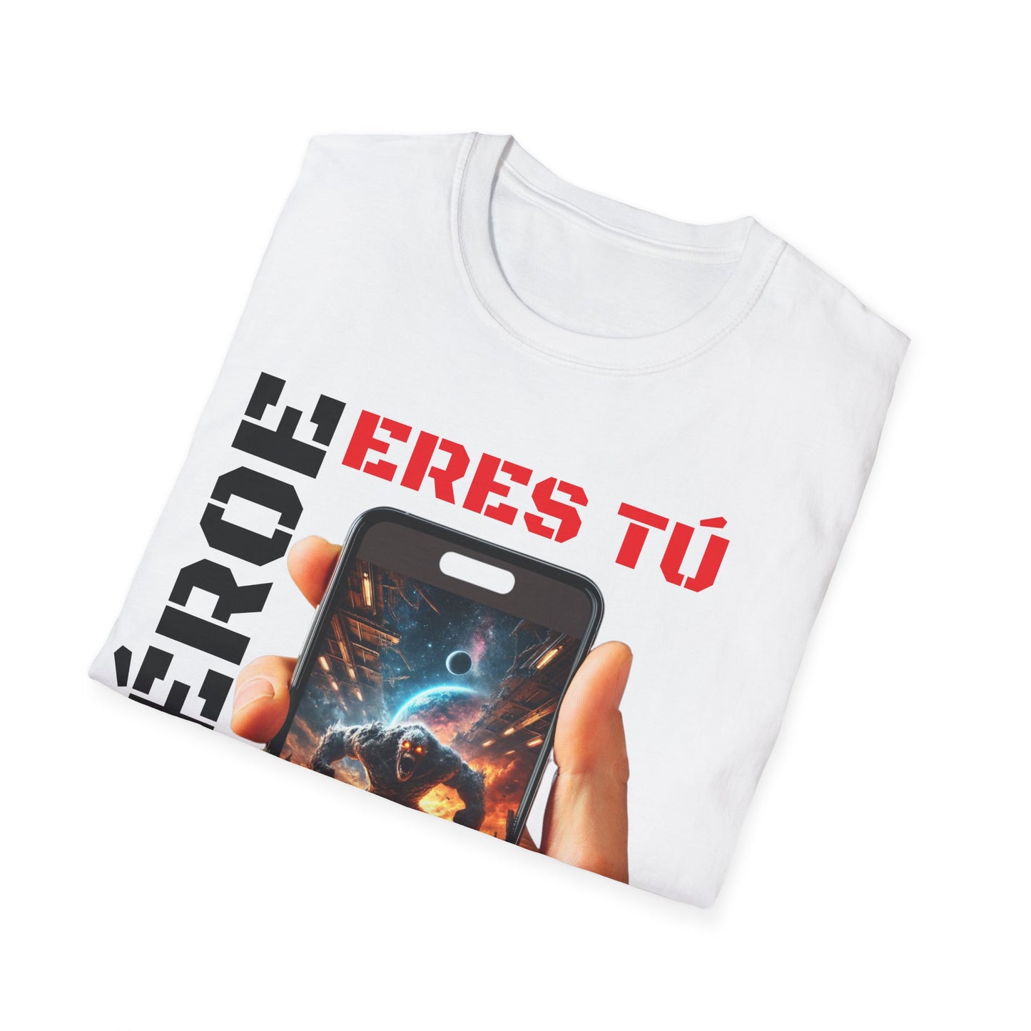 CAMISETA HOMBRE ALFA "EL HÉROE ERES TÚ".(EUROPA).