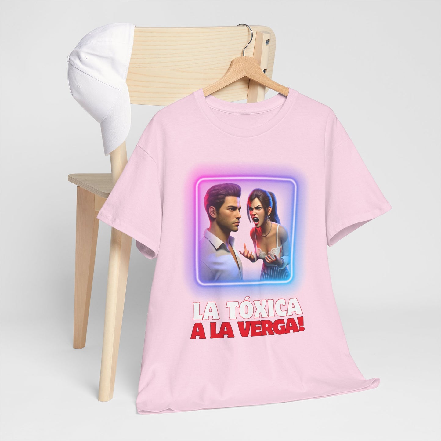 CAMISETA HOMBRE ALFA "LA TÓXICA A LA VERGA".(EUROPA).
