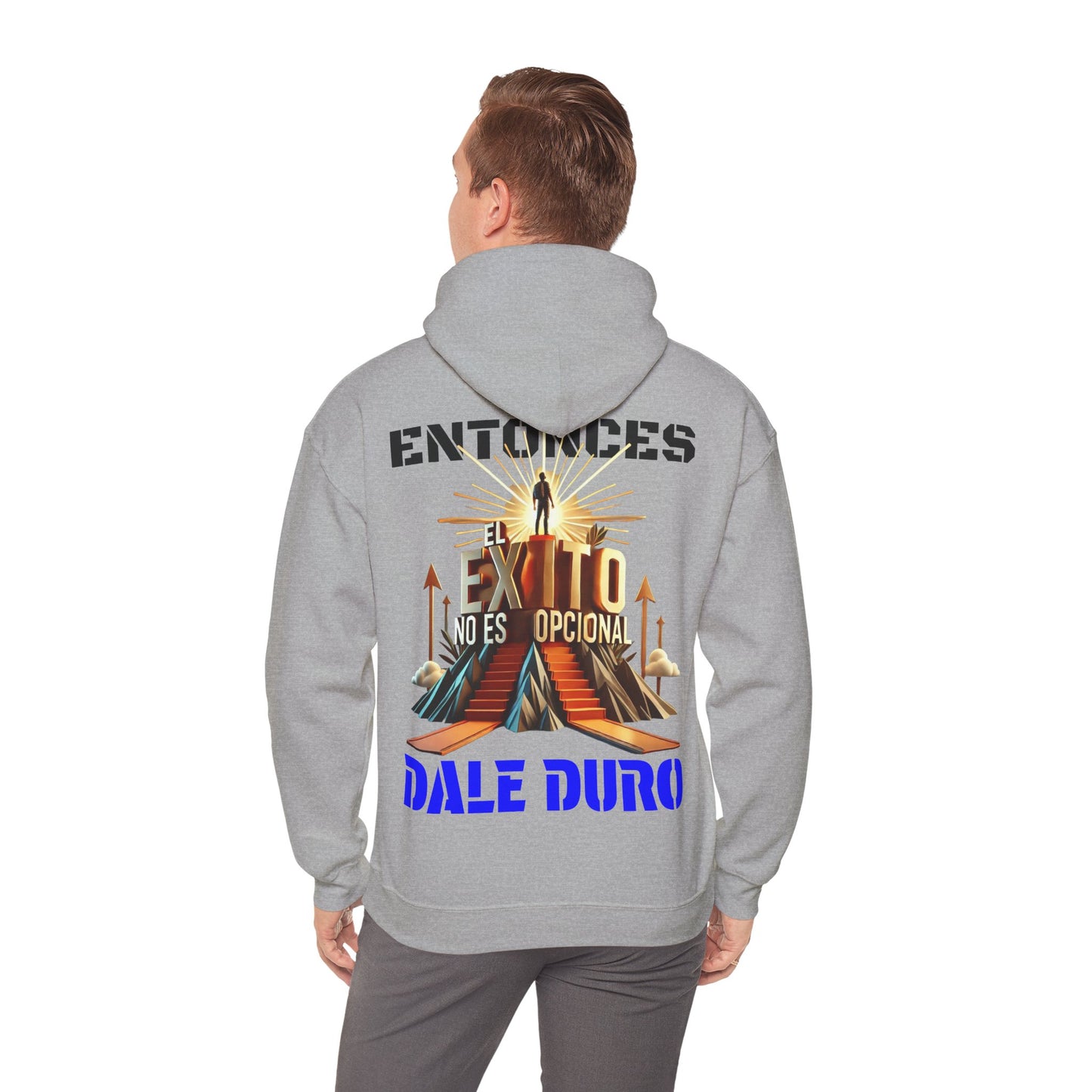 SUDADERA CON GORRO "EL ÉXITO NO ES OPCIONAL" (EUROPA).