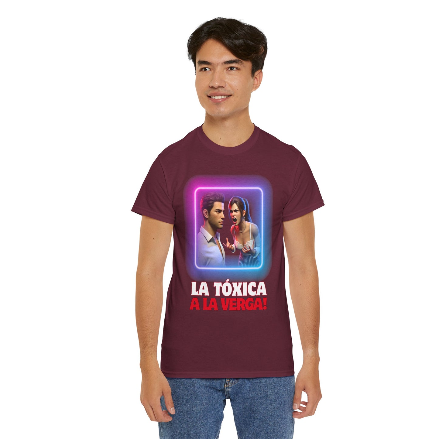 CAMISETA HOMBRE ALFA "LA TÓXICA A LA VERGA".(EUROPA).