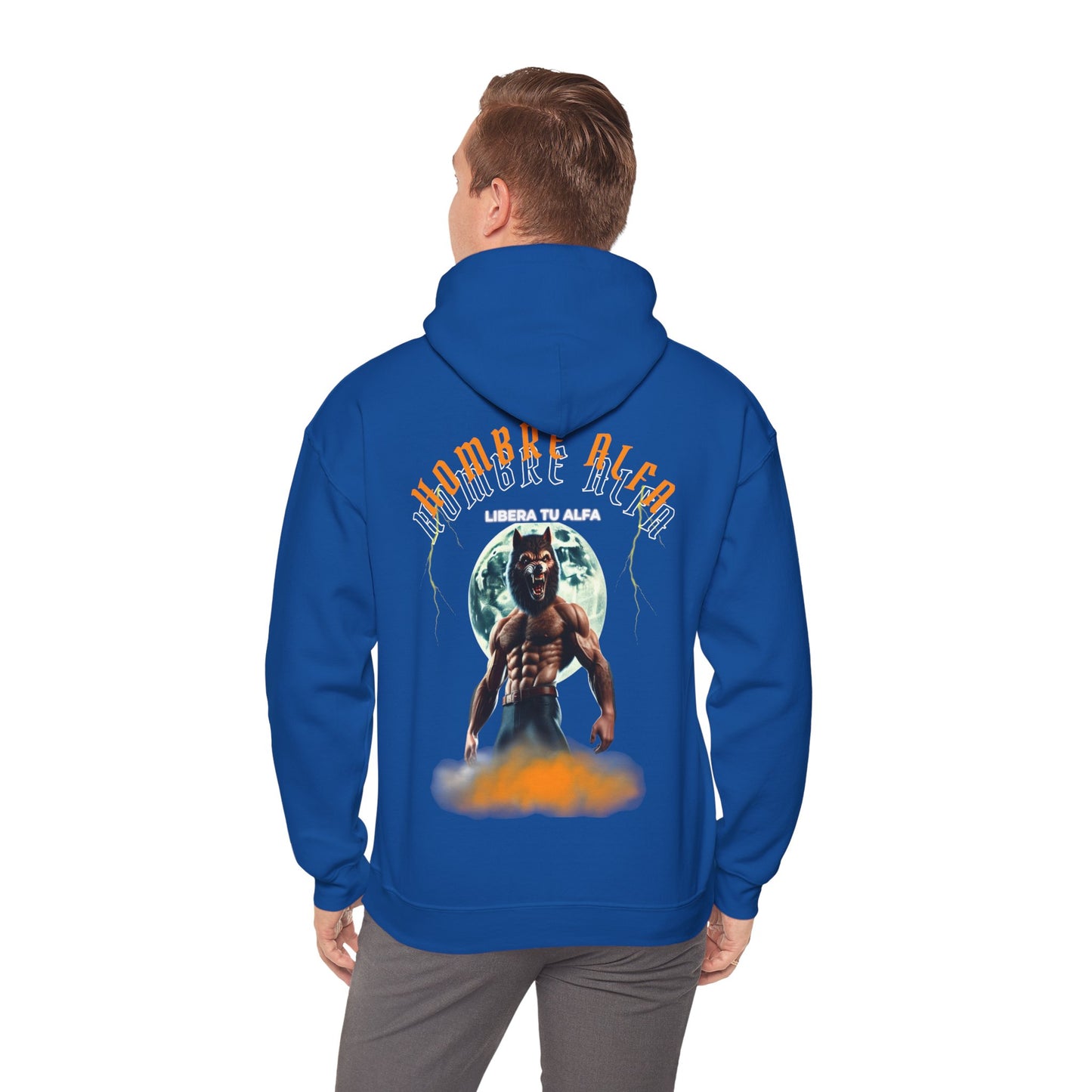 SUDADERA CON GORRO "LIBERA TU ALFA". (EUROPA).