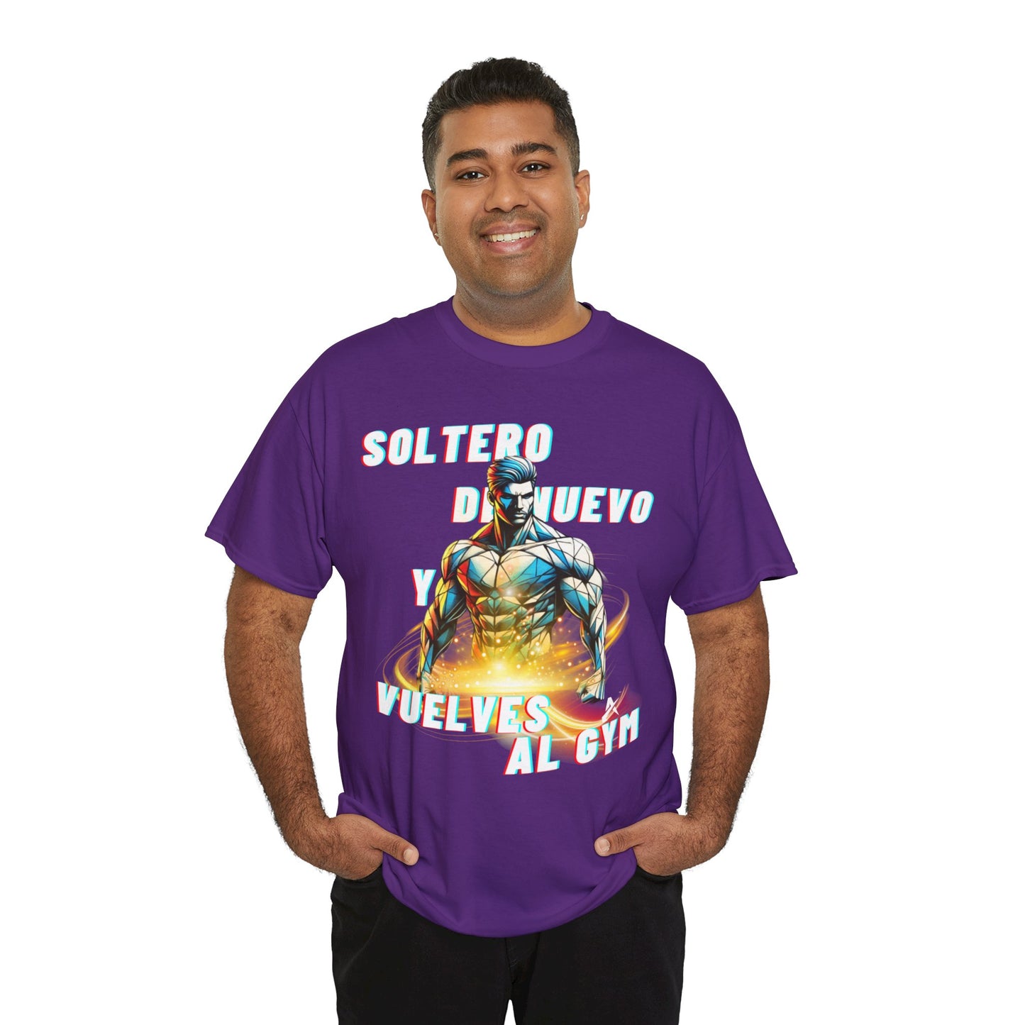 CAMISETA HOMBRE ALFA "SOLTERO DE NUEVO.."(EUROPA)