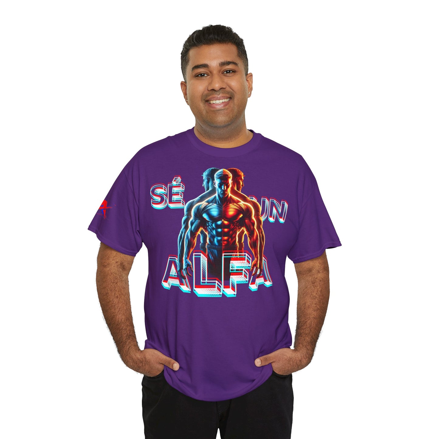 CAMISETA HOMBRE ALFA "SÉ UN ALFA".(EUROPA).