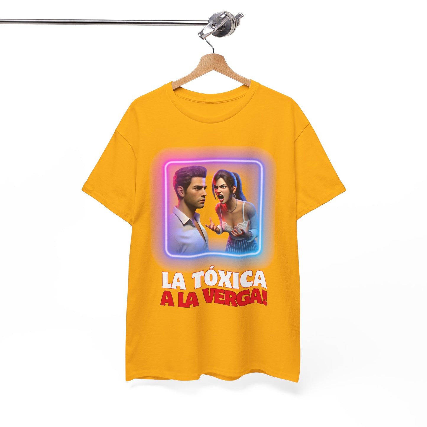CAMISETA HOMBRE ALFA "LA TÓXICA A LA VERGA".(EUROPA).