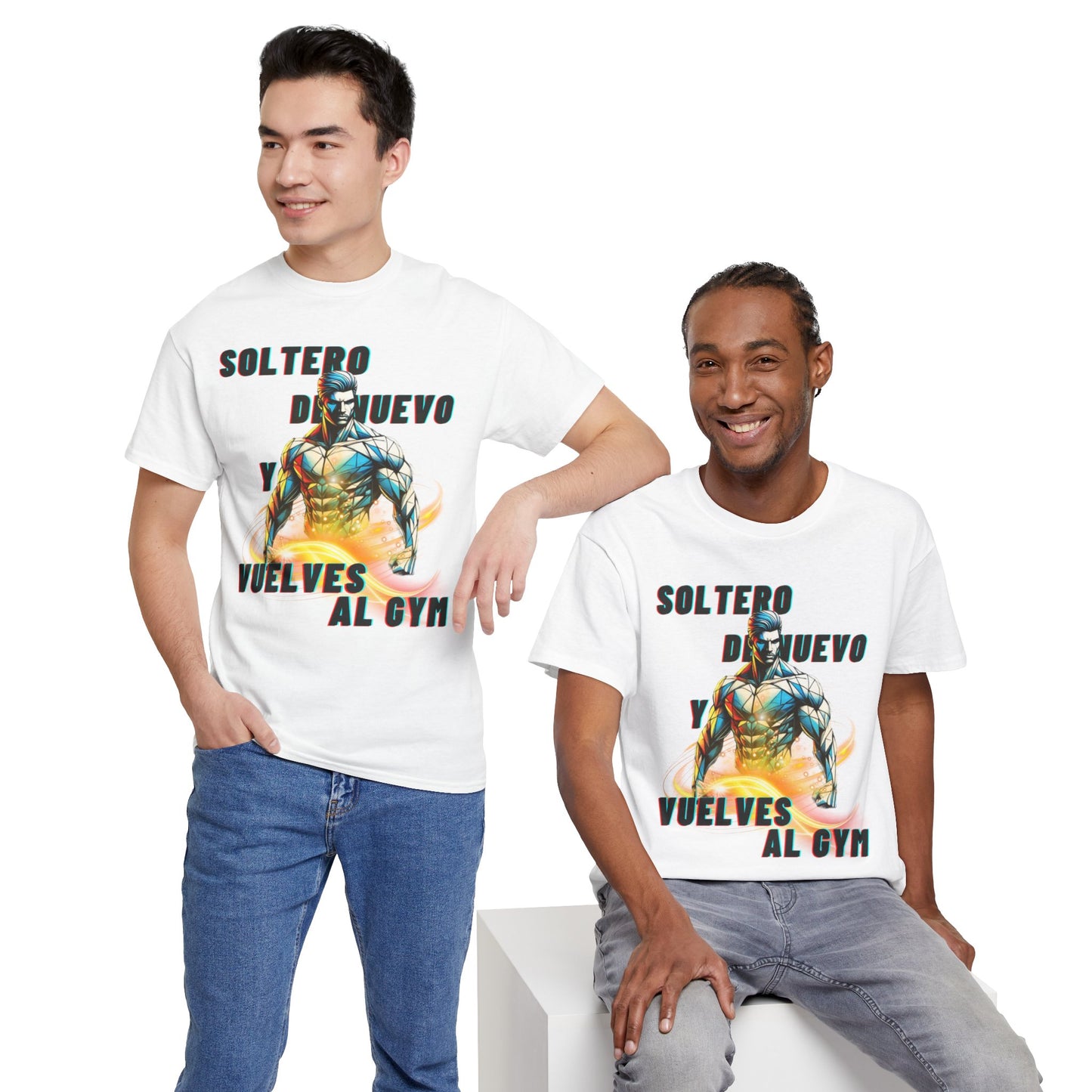 CAMISETA HOMBRE ALFA "SOLTERO DE NUEVO.."(EUROPA)