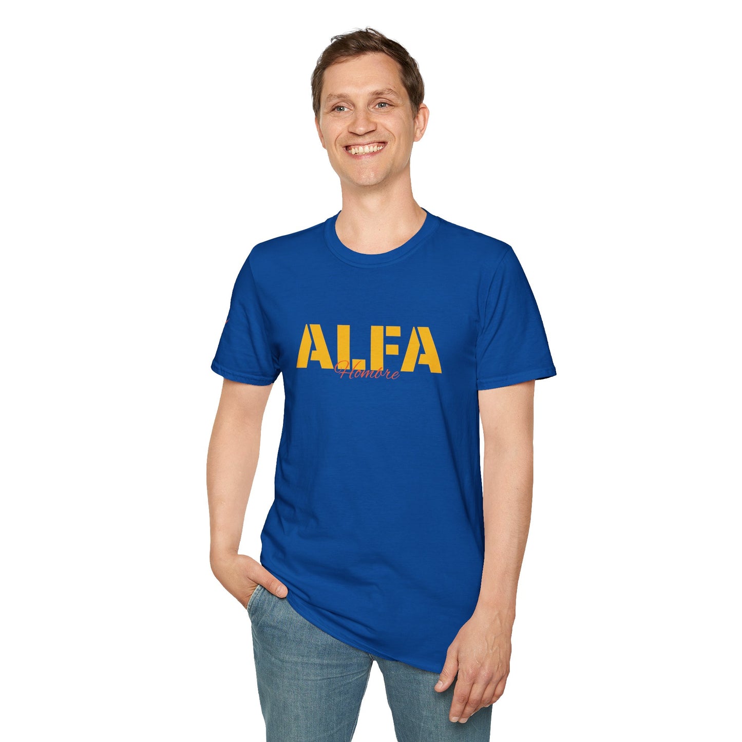 CAMISETA HOMBRE ALFA "TEXTSARAI FRONT" (EUROPA).