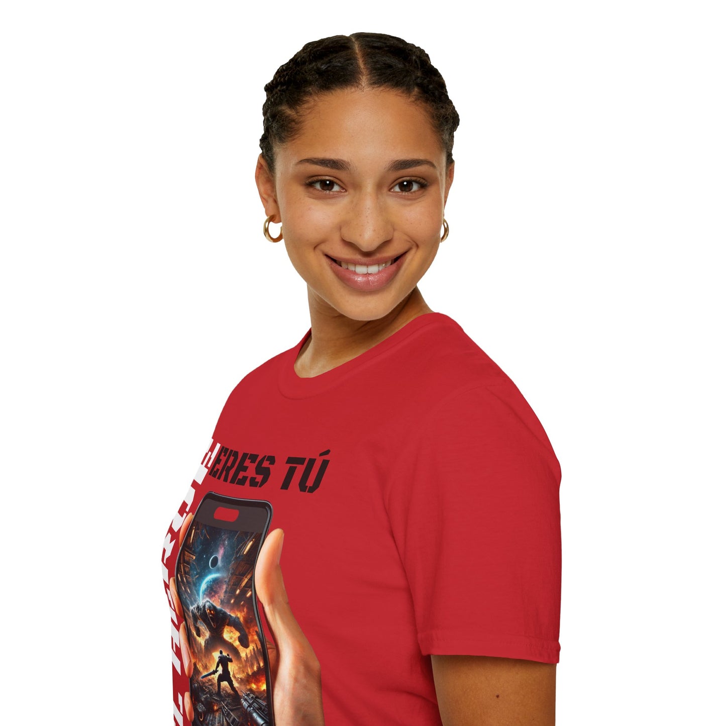 CAMISETA HOMBRE ALFA "EL HÉROE ERES TÚ".(EUROPA).