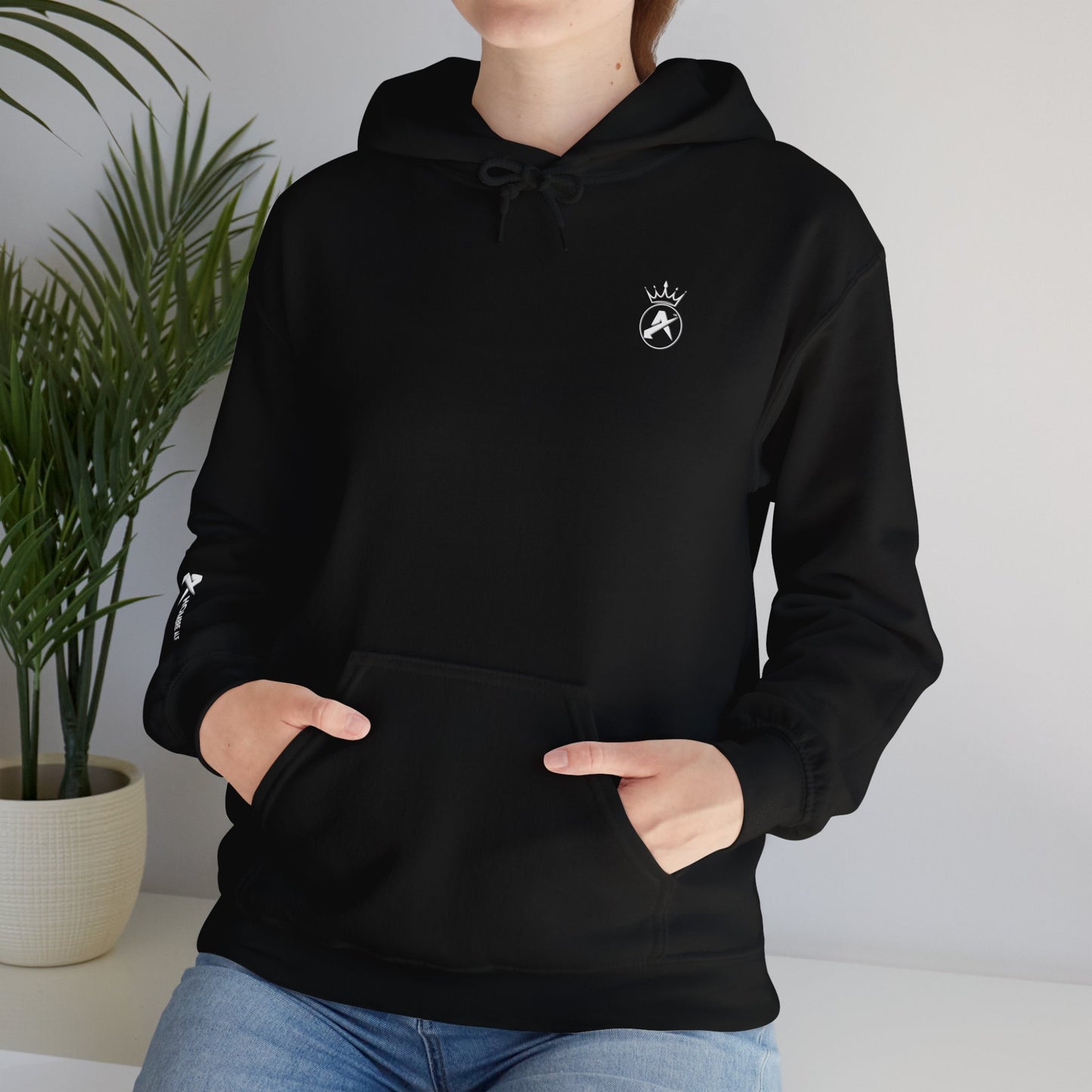 SUDADERA CON GORRO HOMBRE ALFA, "ELLAS DESPRECIAN AL SIMP".(USA).