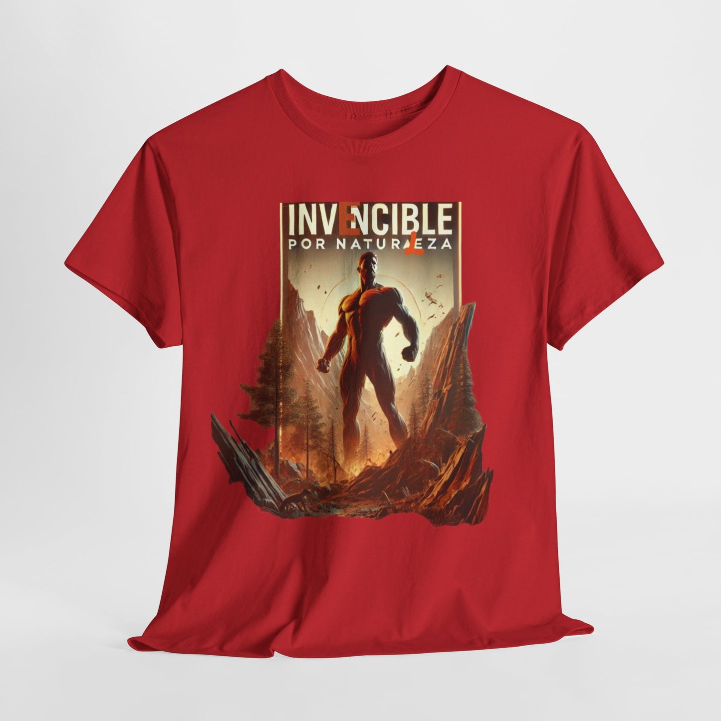 CAMISETA HOMBRE ALFA "INVENCIBLE POR NATURALEZA".(EUROPA).