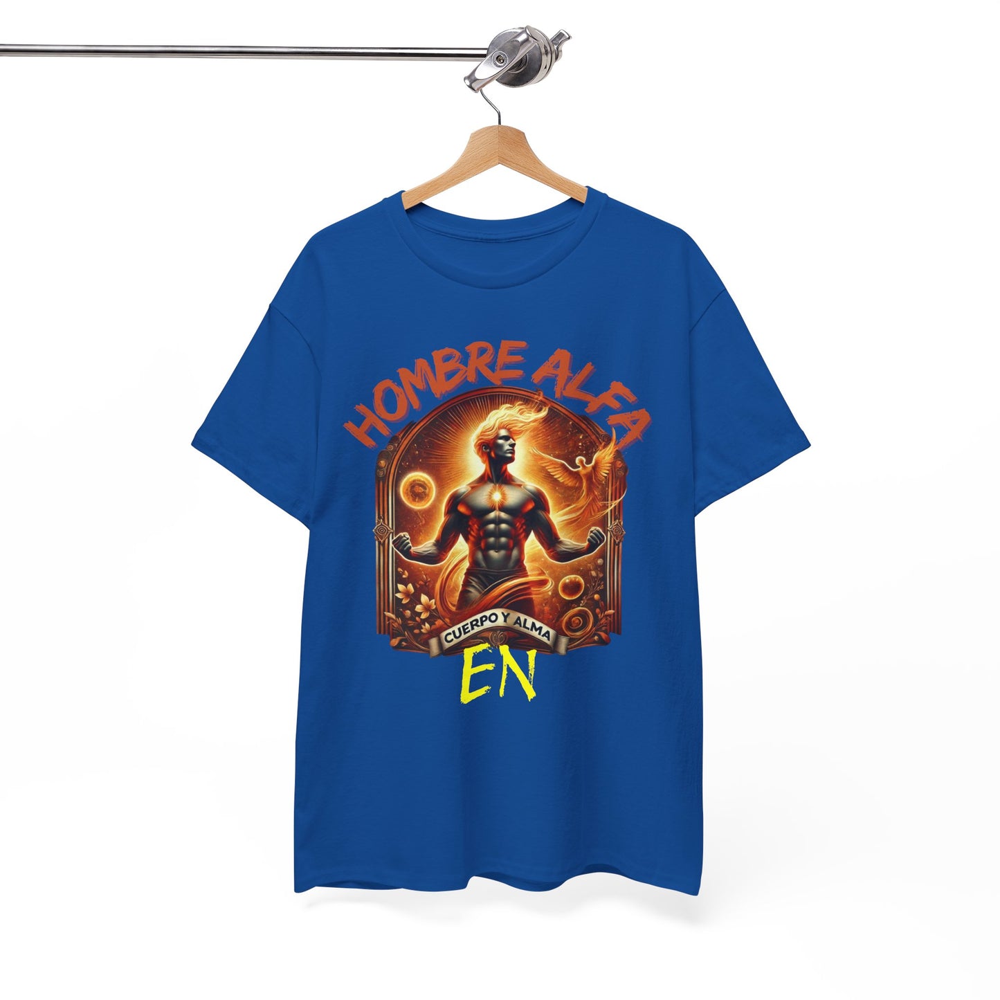 CAMISETA HOMBRE ALFA " EN CUERPO Y ALMA".(USA).