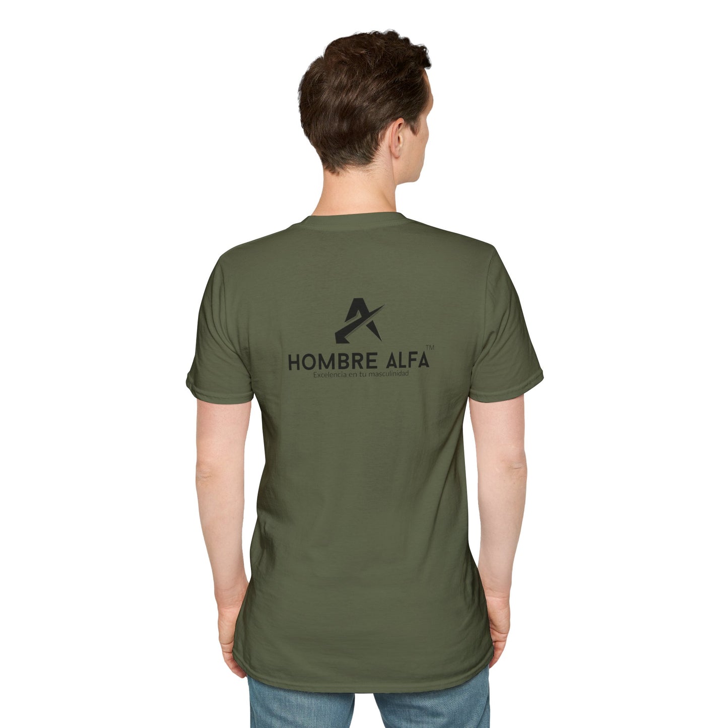 CAMISETA HOMBRE ALFA "EL AMOR NO ES GRATIS".(USA)