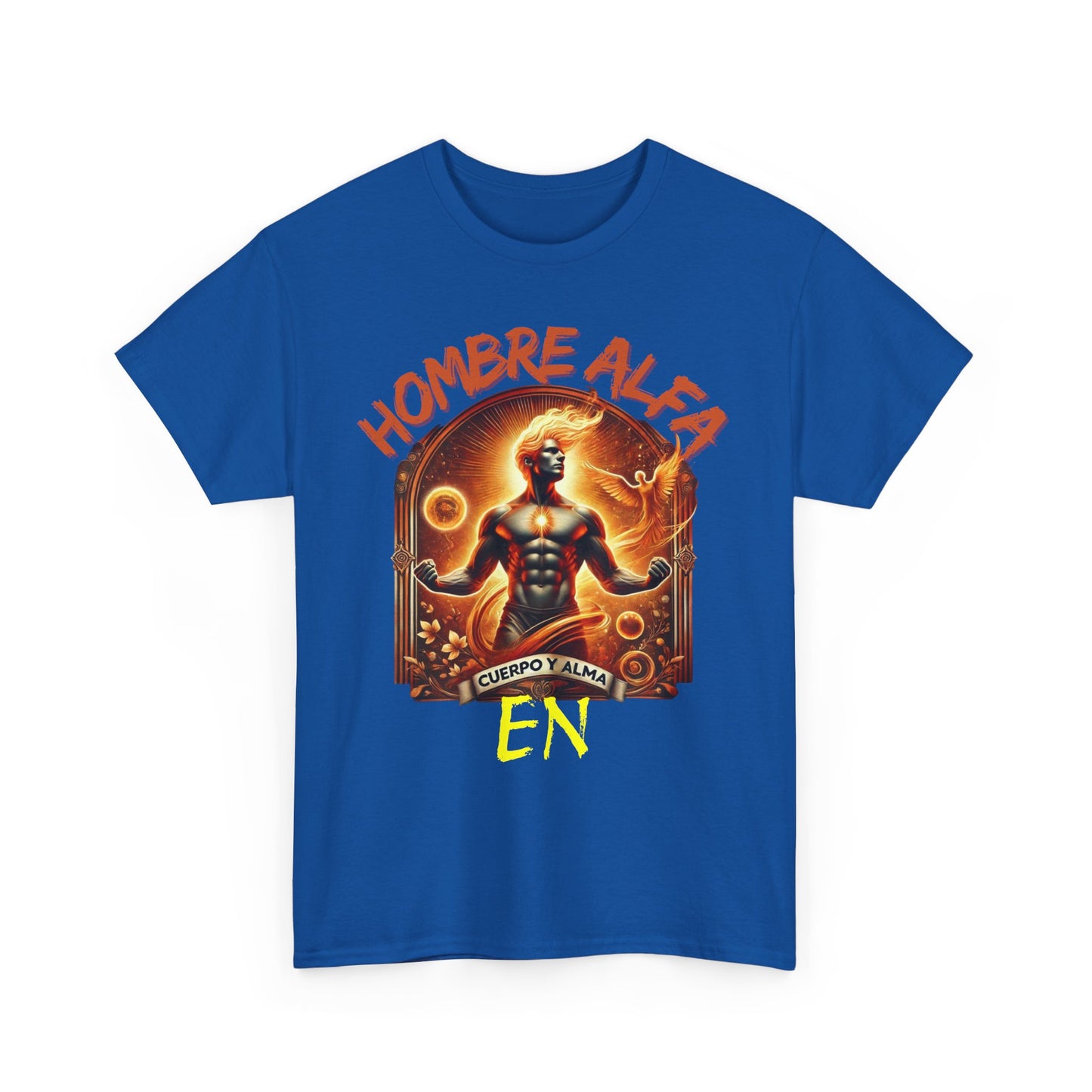 CAMISETA HOMBRE ALFA " EN CUERPO Y ALMA".(USA).