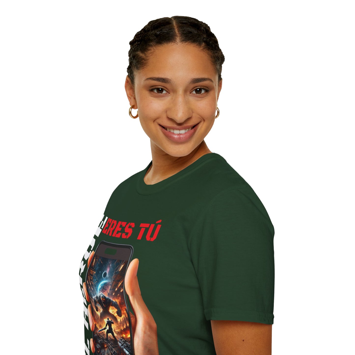 CAMISETA HOMBRE ALFA "EL HÉROE ERES TÚ".(EUROPA).