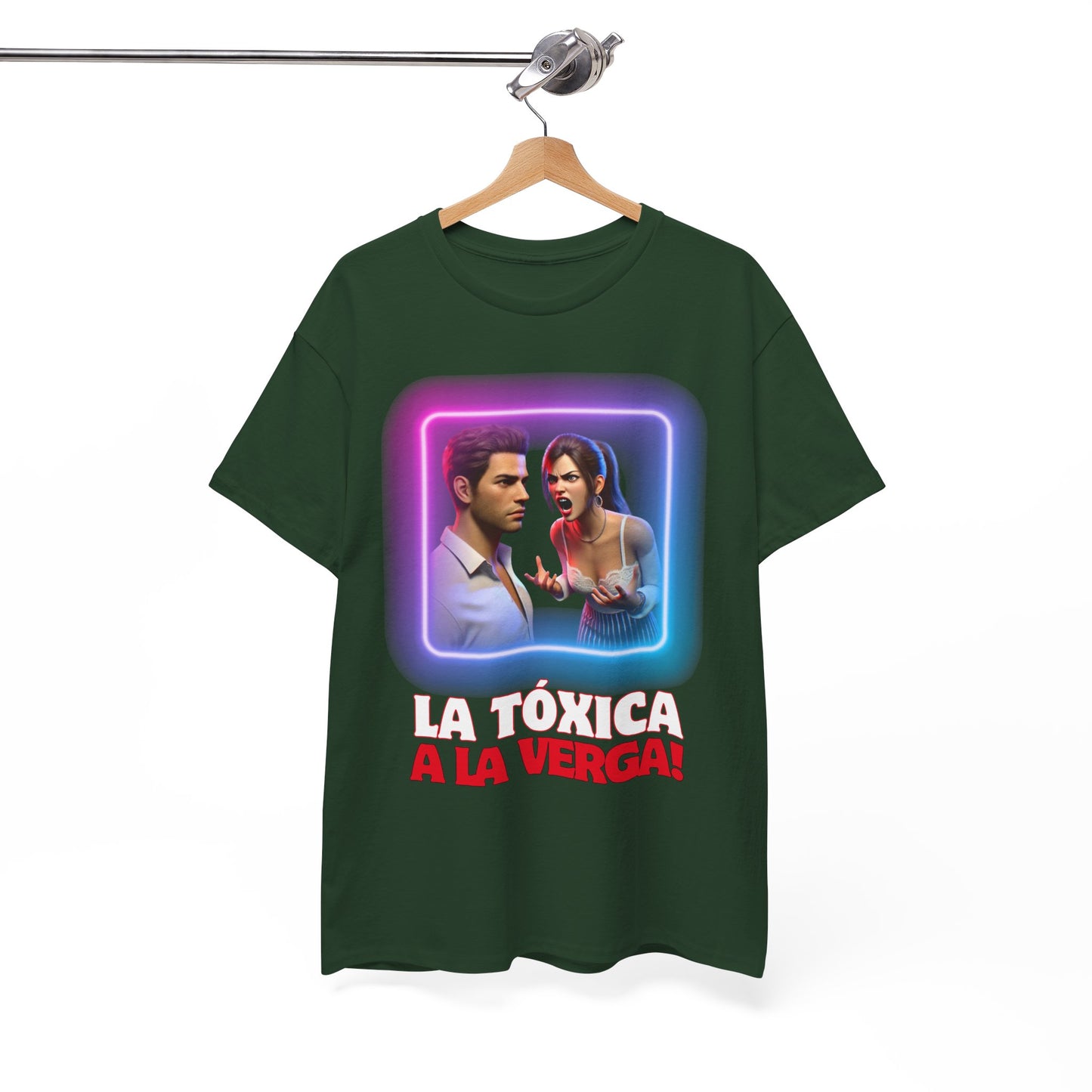 CAMISETA HOMBRE ALFA "LA TÓXICA A LA VERGA".(EUROPA).