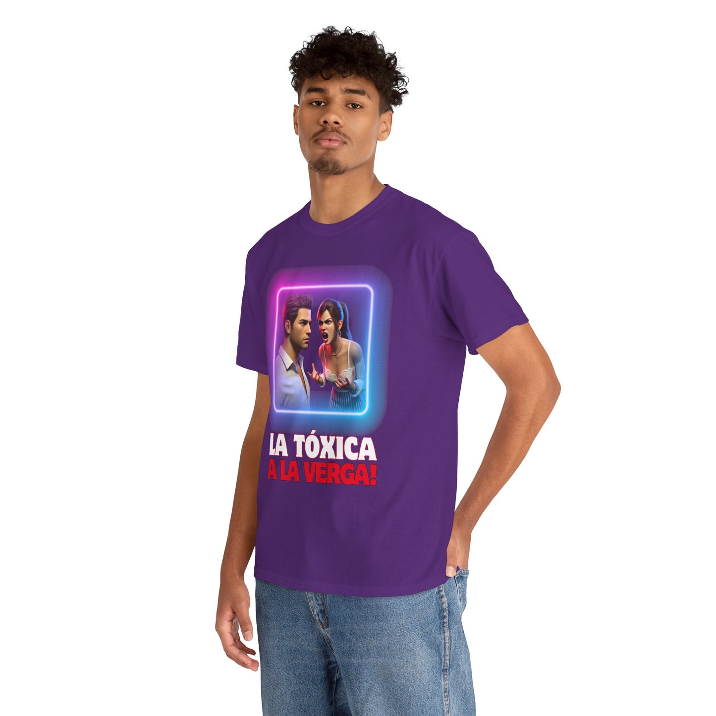 CAMISETA HOMBRE ALFA "LA TÓXICA A LA VERGA".(EUROPA).