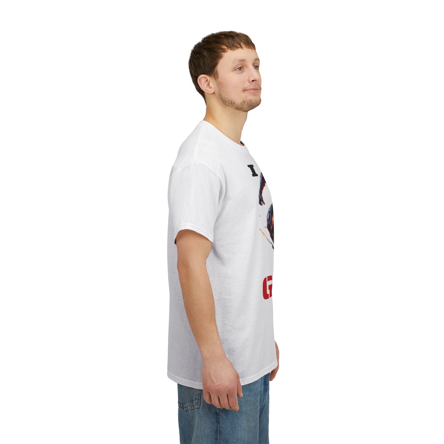 CAMISETA HOMBRE ALFA "I NEVER GIVE UP".(USA).
