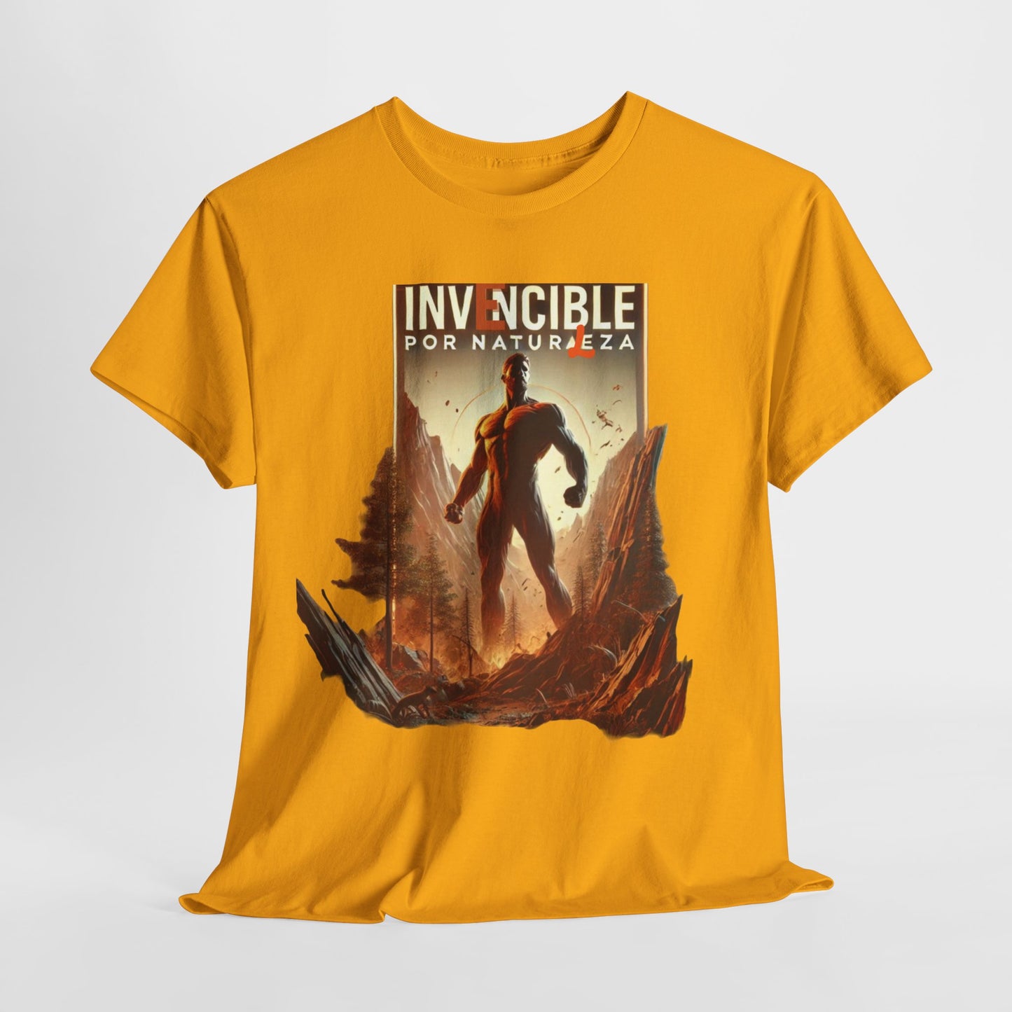 CAMISETA HOMBRE ALFA "INVENCIBLE POR NATURALEZA".(EUROPA).